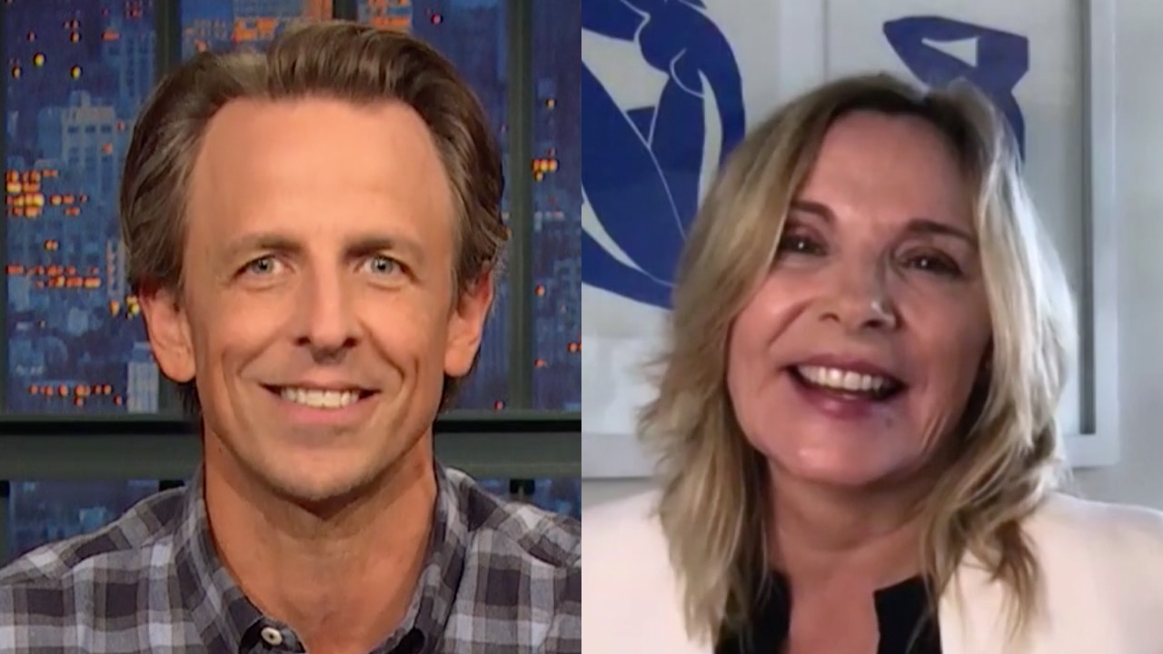 Watch Late Night with Seth Meyers Interview: Kim Cattrall ...