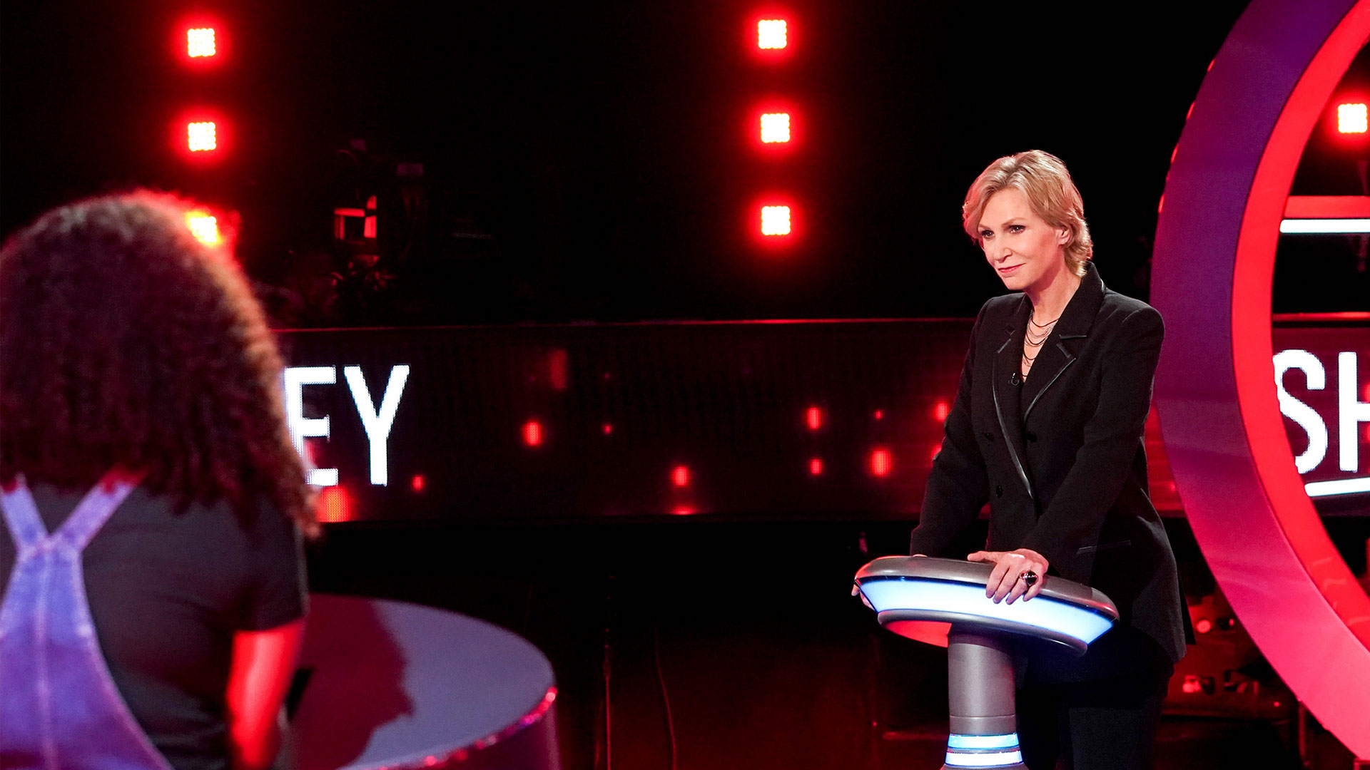 Watch Weakest Link Highlight Jane Lynch Wants to Know Who