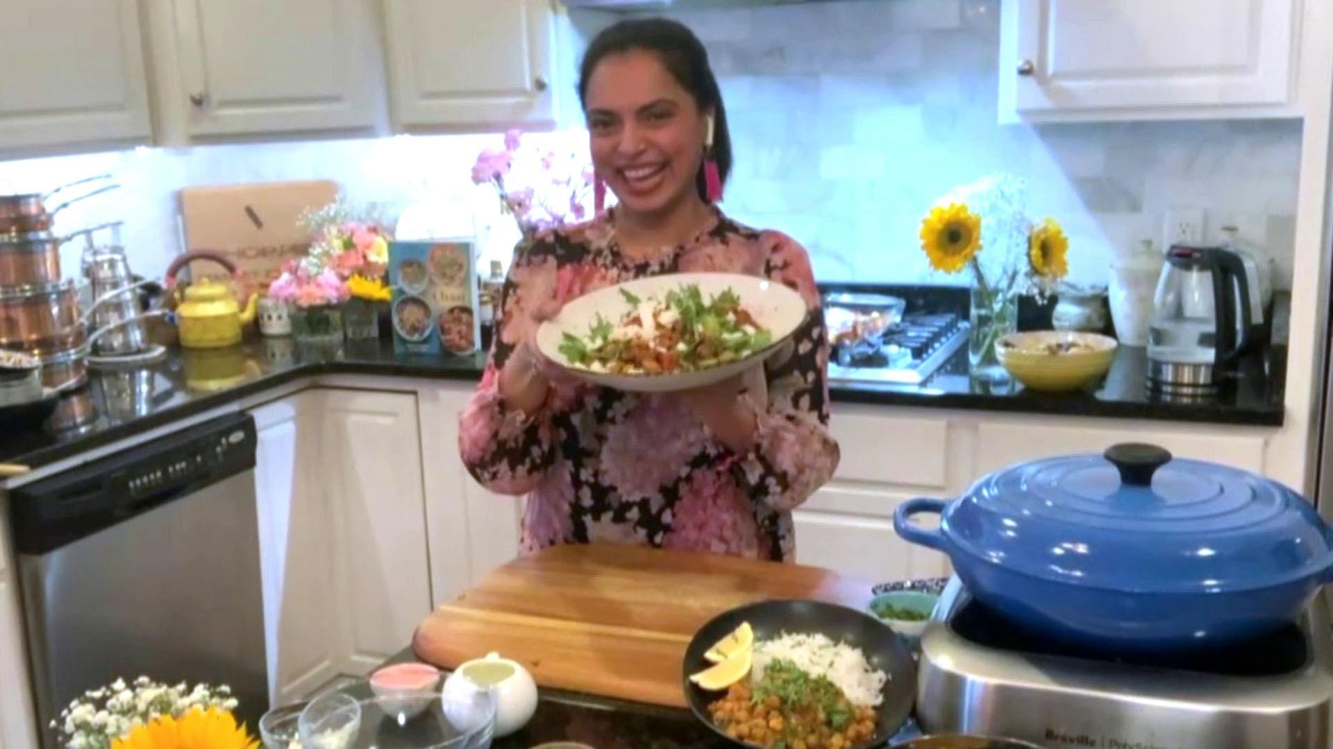 Watch TODAY Highlight Maneet Chauhan makes garbanzo curry