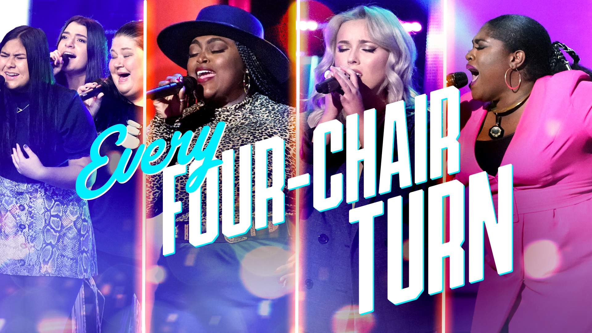 Watch The Voice Web Exclusive Every FourChair Turn from Season 19