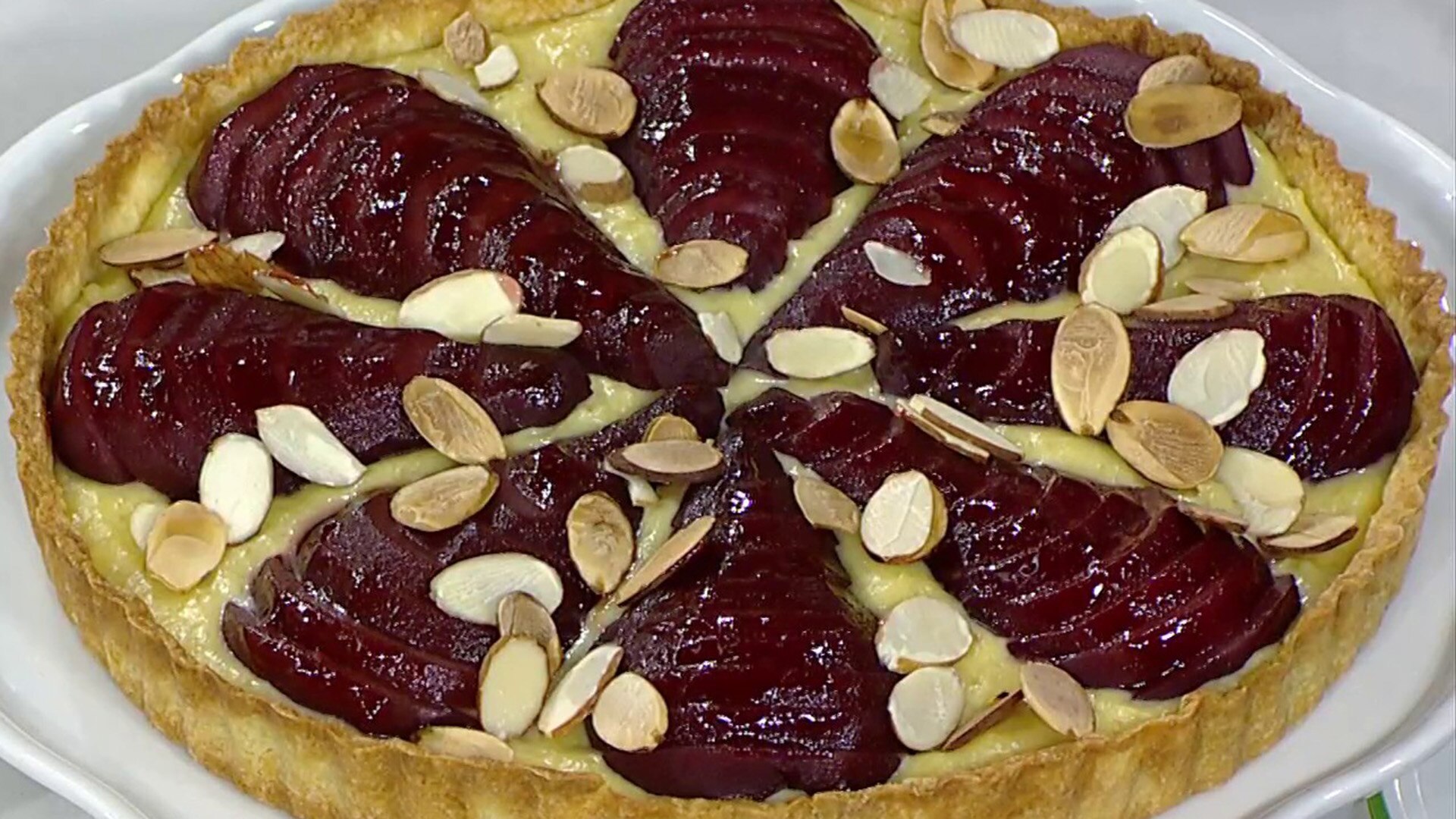 Watch TODAY Excerpt Make Julia Child's pear and almond tart