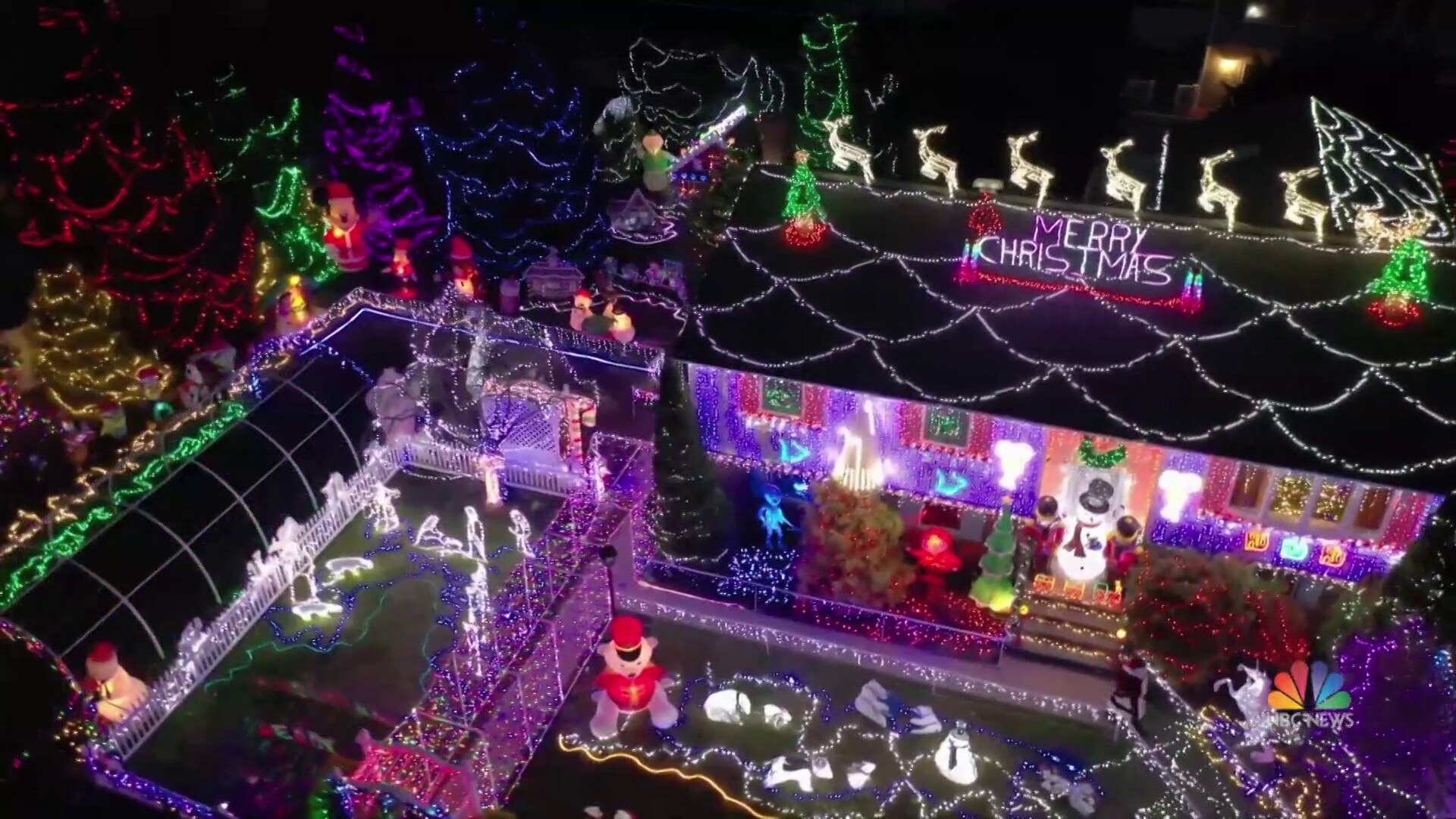 Watch NBC Nightly News with Lester Holt Excerpt Christmas light