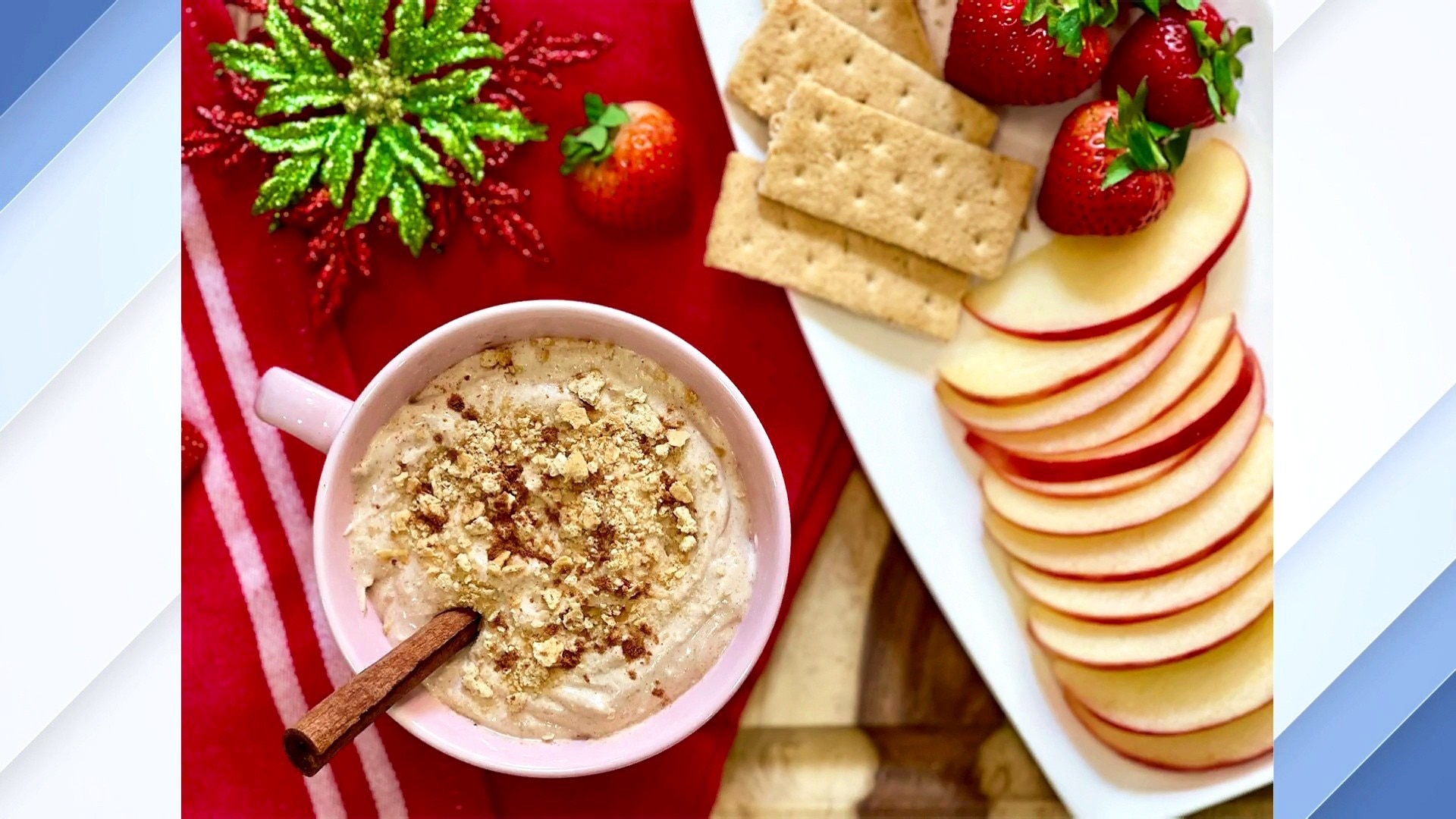 Watch TODAY Excerpt Try Joy Bauer’s eggnog cheesecake dip and