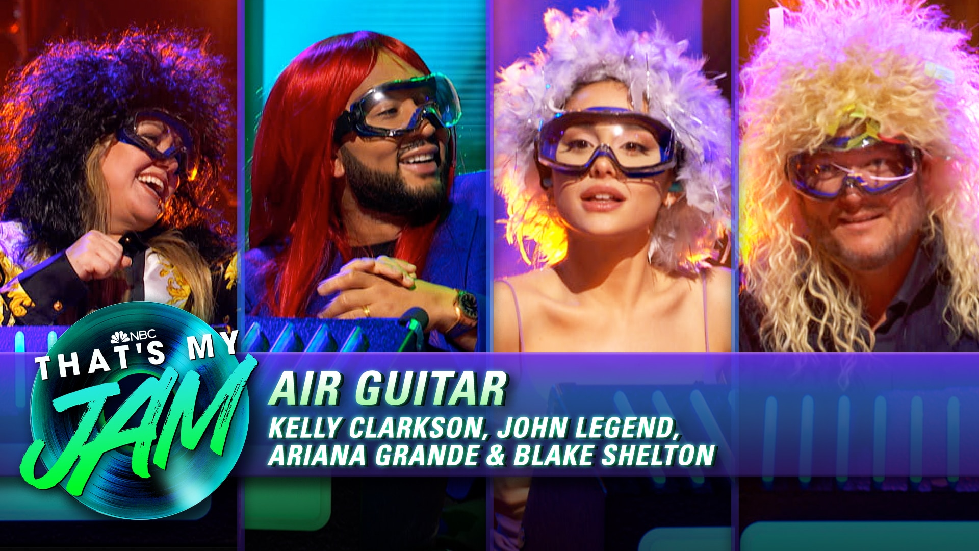 Watch That's My Jam Highlight Air Guitar w/ Ariana Grande, Kelly