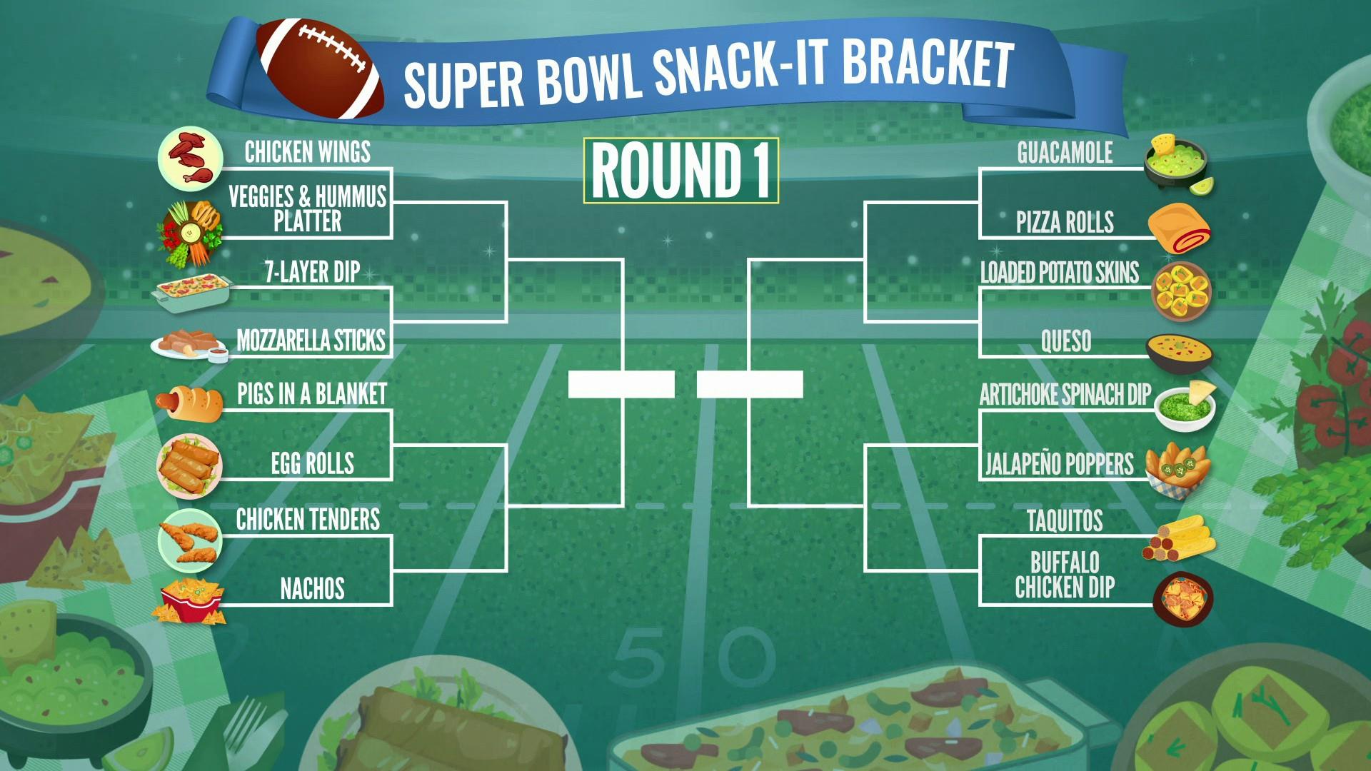 Watch TODAY Highlight: Vote in TODAY's Super Bowl Snack-it ...