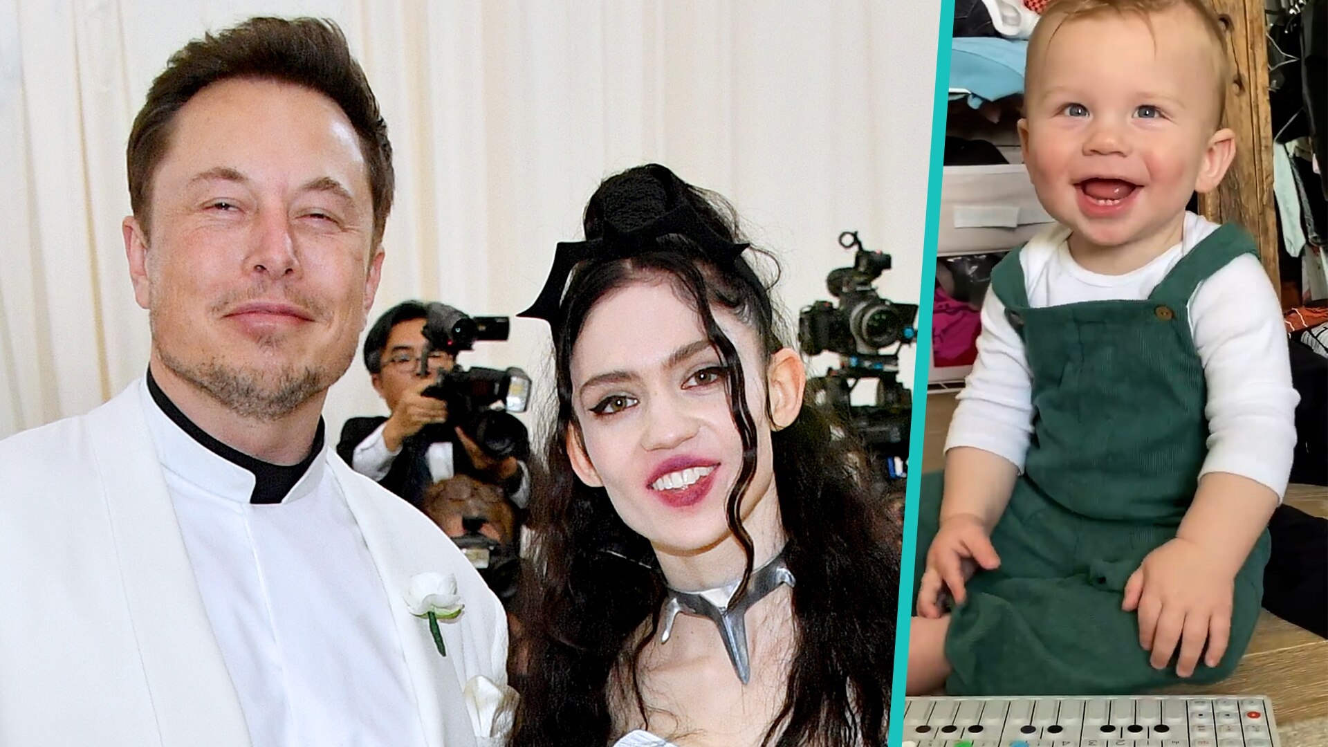 Watch Access Hollywood Interview Elon Musk Grimes Son X Ae A Xii Grins While Rocking Out On A Synthesizer Nbc Com