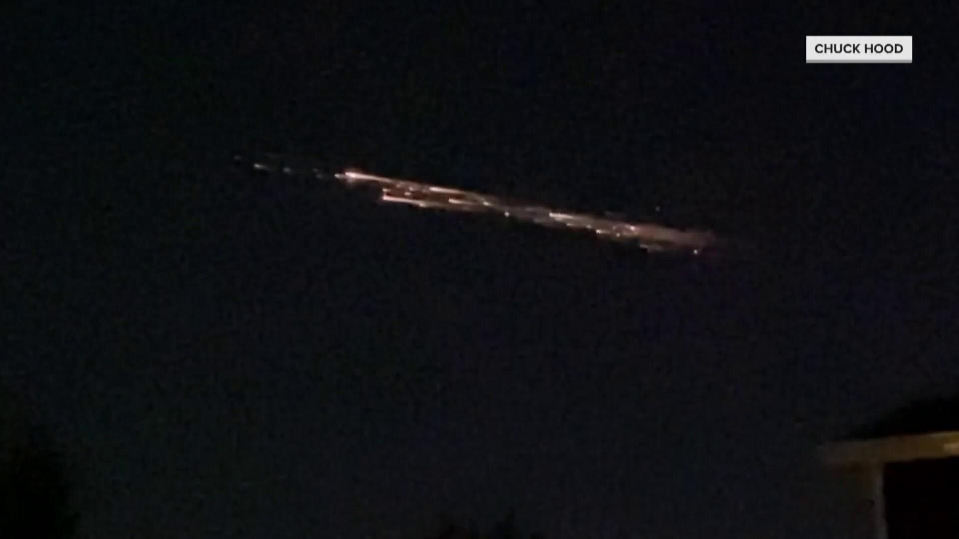 Watch TODAY Highlight Mystery lights streak over Pacific Northwest