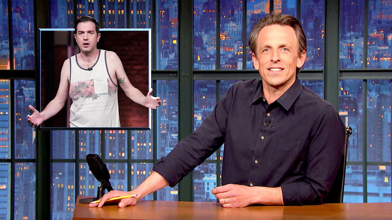 Watch Late Night With Seth Meyers Web Exclusive Seth Calls Out Late Night Writer Mike Scollins 4449