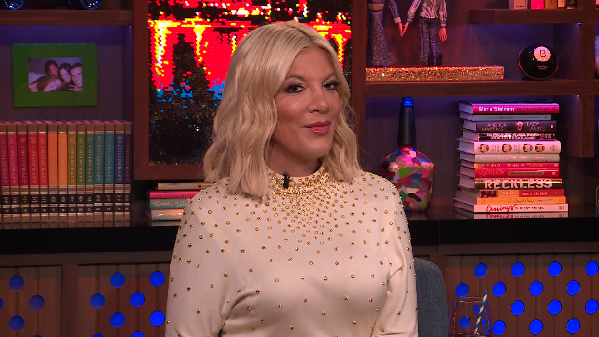 Watch Watch What Happens Live Highlight Does Tori Spelling Want To Be A RHOBH Housewife NBC Com