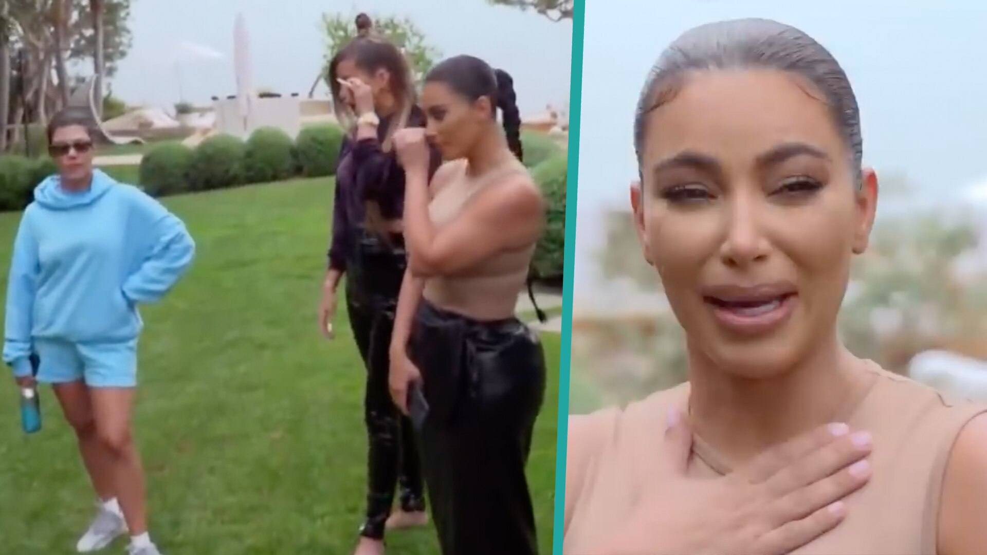 Watch Access Hollywood Interview Kim Kardashian Breaks Down In Tears After Crew Finds Out 