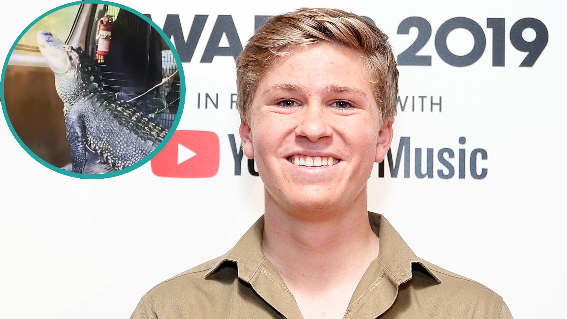 Watch Access Hollywood Interview Robert Irwin Takes Alligator For A