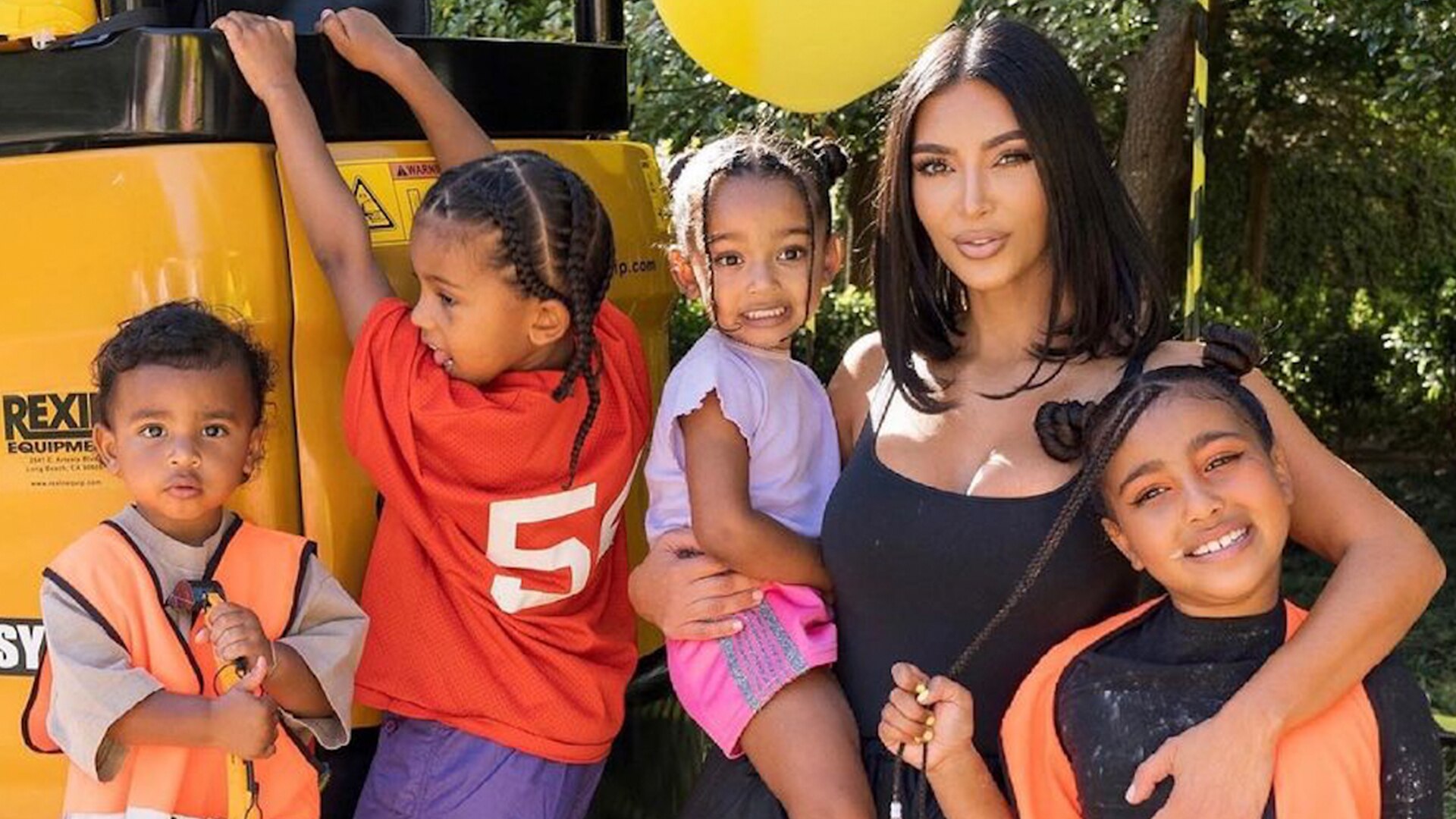 Watch Access Hollywood Interview Kim Kardashian Throws Epic Construction Themed Party For Psalm