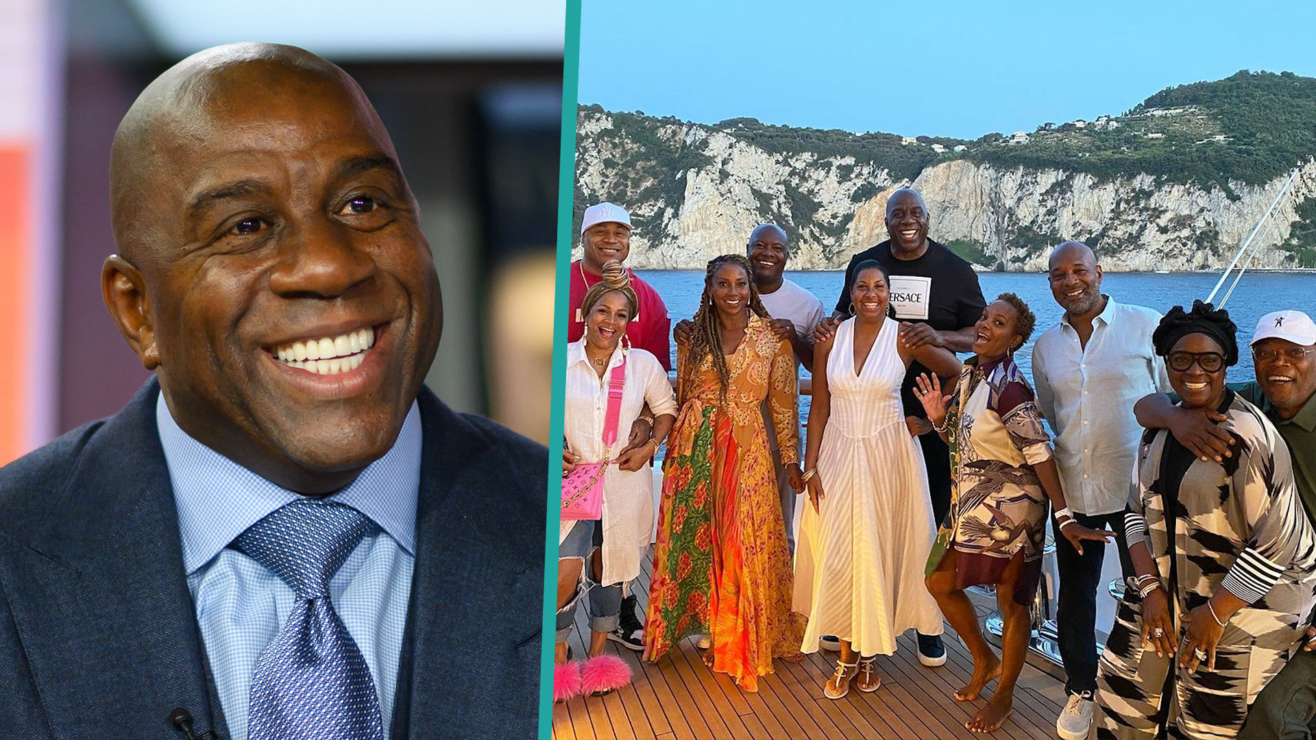 Watch Access Hollywood Interview: Magic Johnson Brings Samuel L