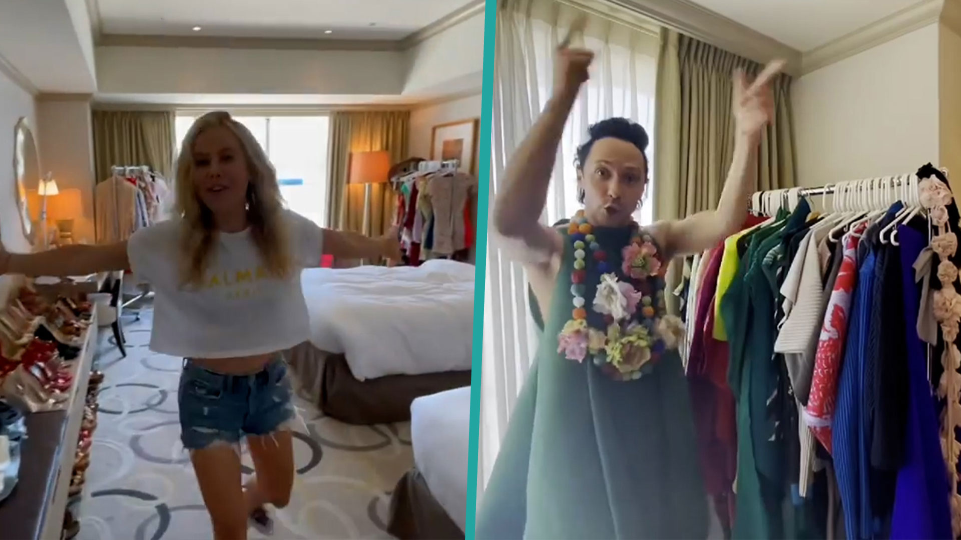 Watch Access Hollywood Interview Johnny Weir & Tara Lipinski’s Hotel