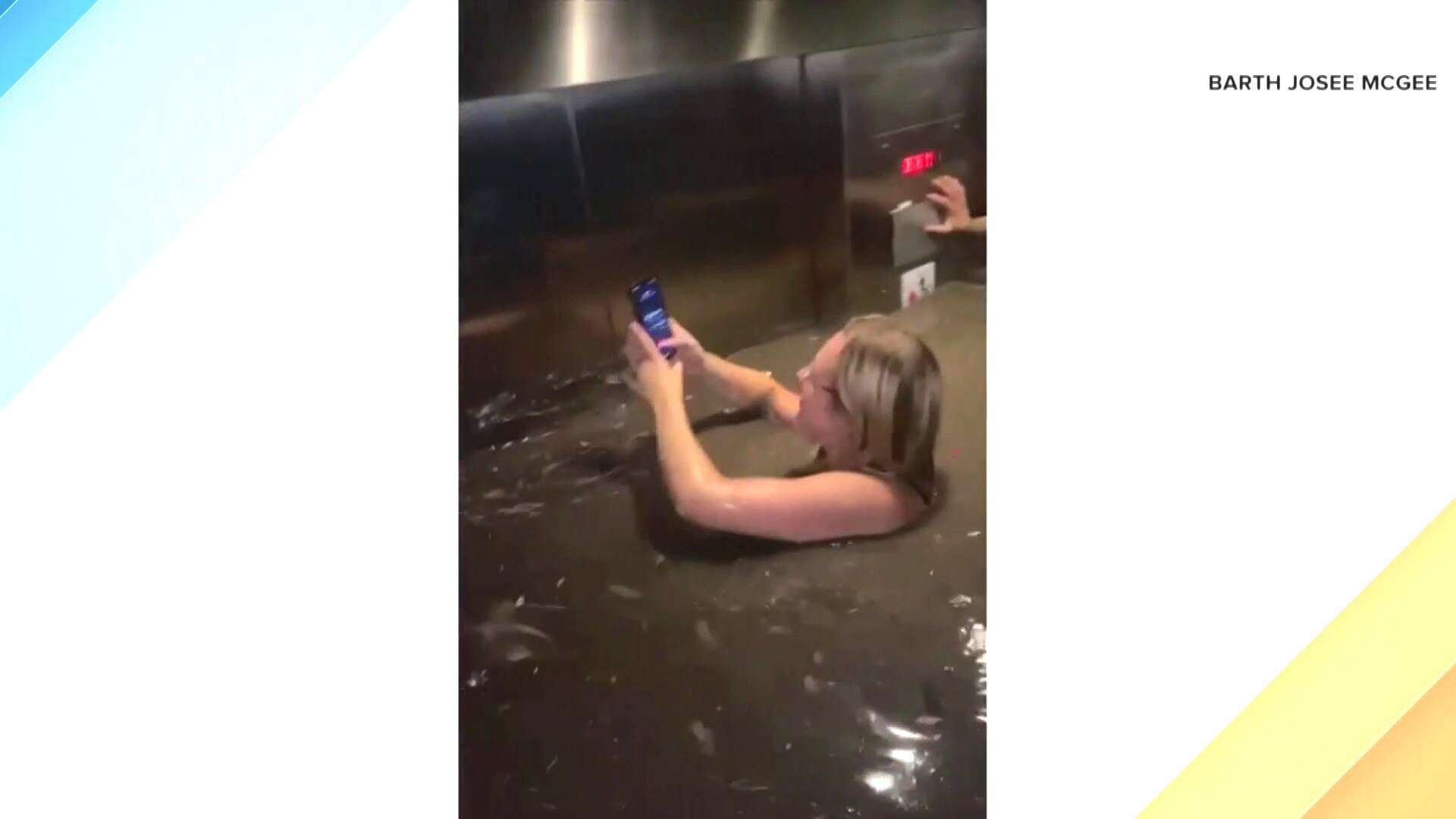 Watch TODAY Excerpt Nebraska storm traps 3 people in an elevator full