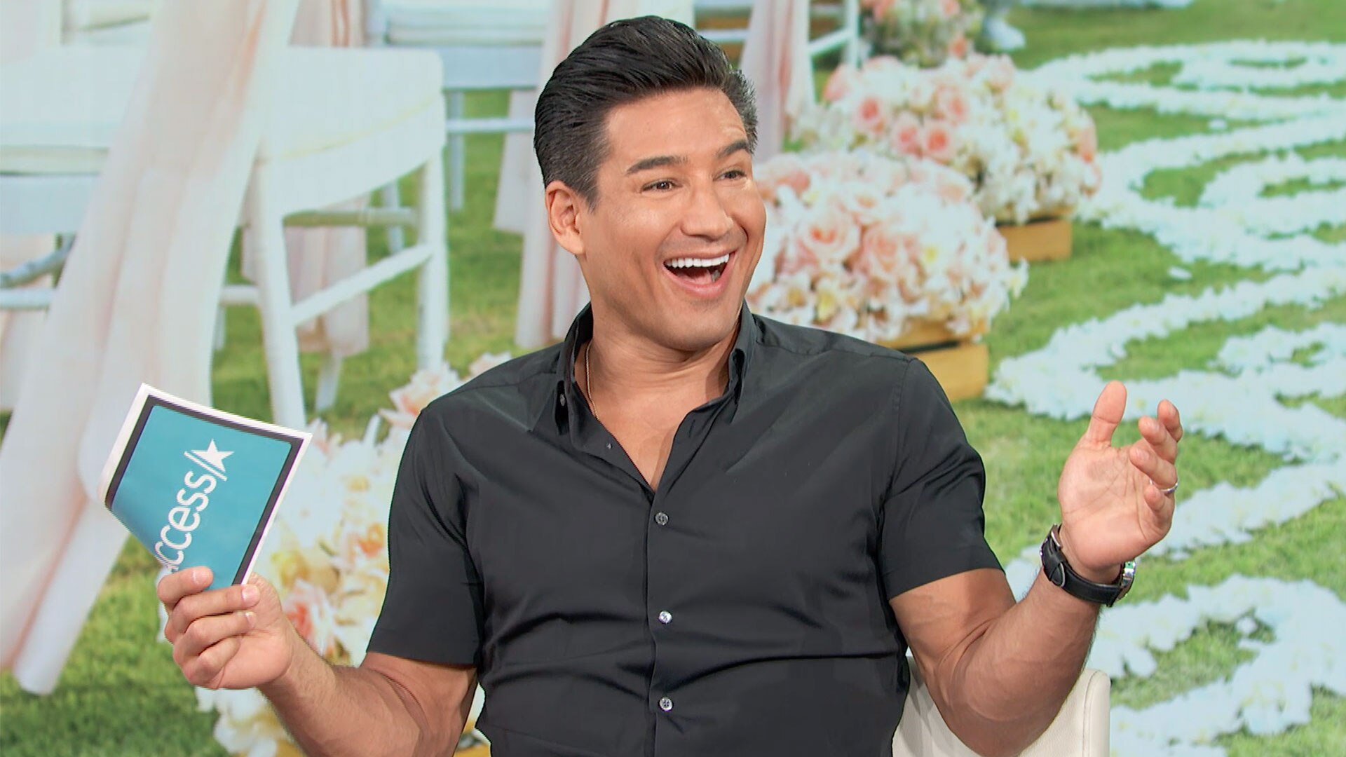 mario lopez wrist watch
