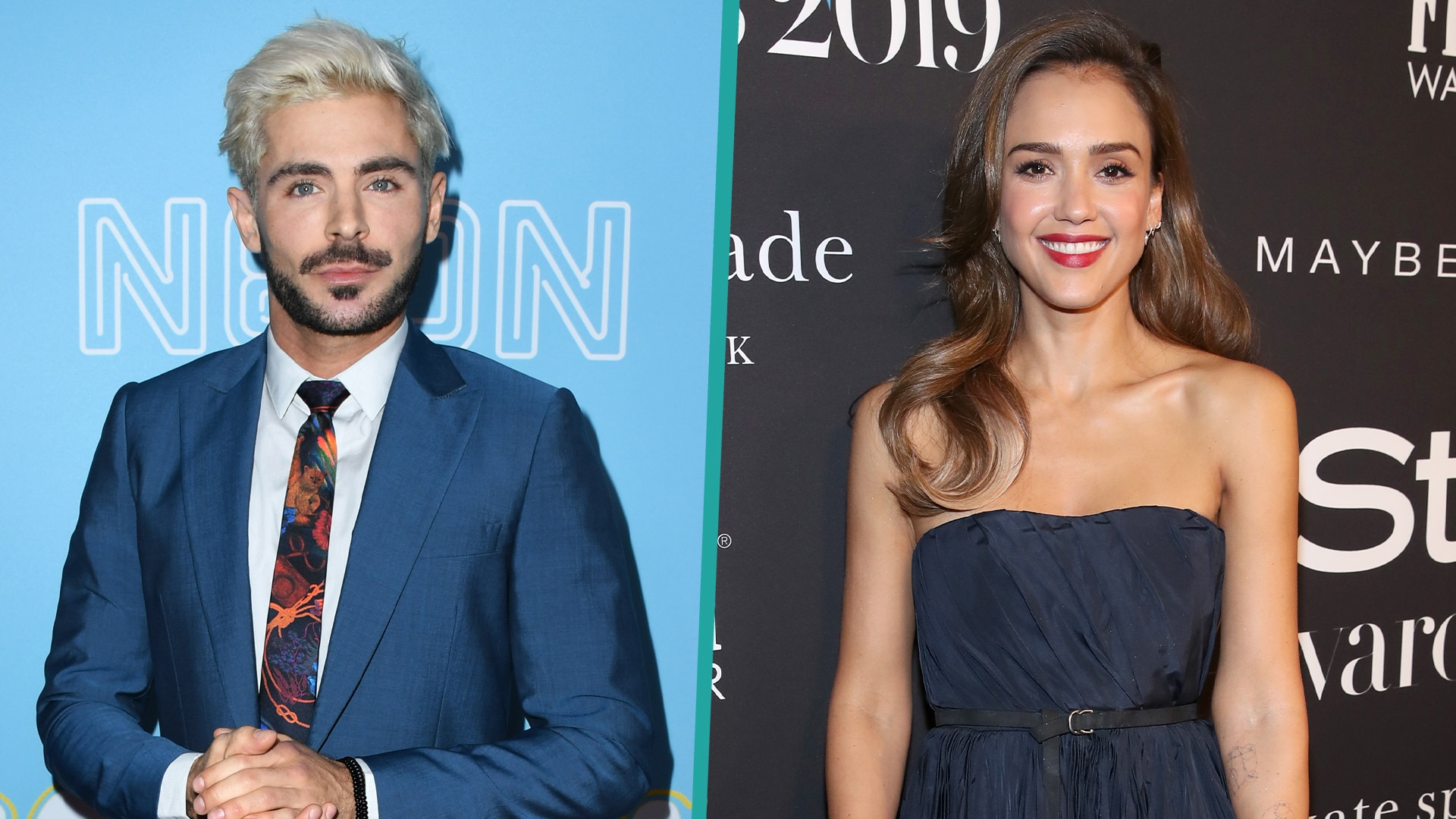 Watch Access Hollywood Highlight Zac Efron And Jessica Alba Show Off