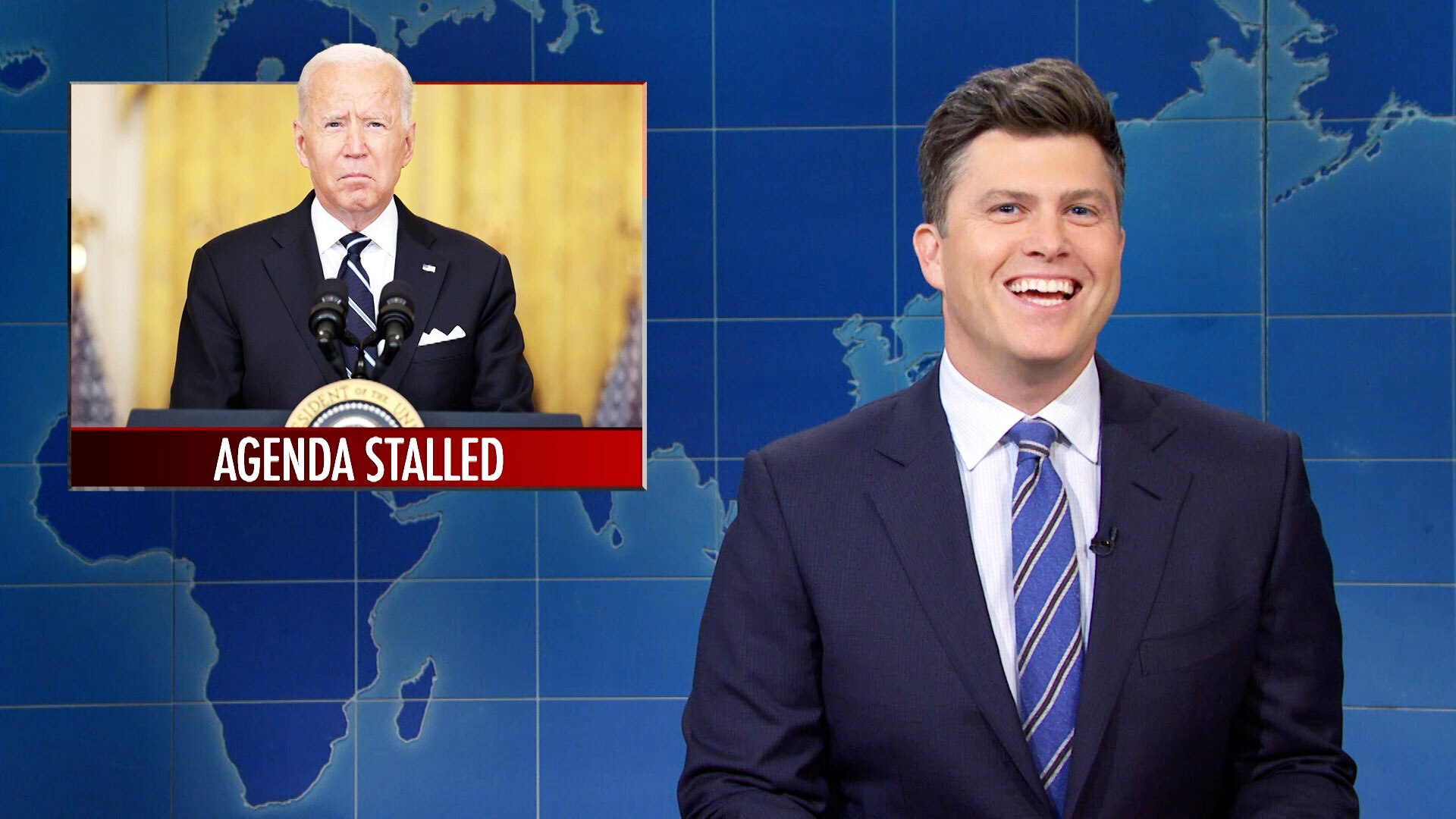 Watch Saturday Night Live Highlight Weekend Update Biden’s Agenda