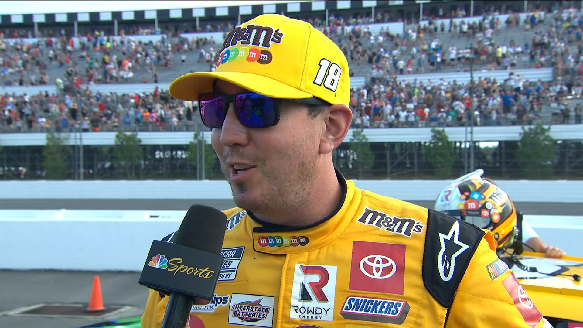 Watch Sports Clip Kyle Busch Too Tight To Chase Down Hamlin