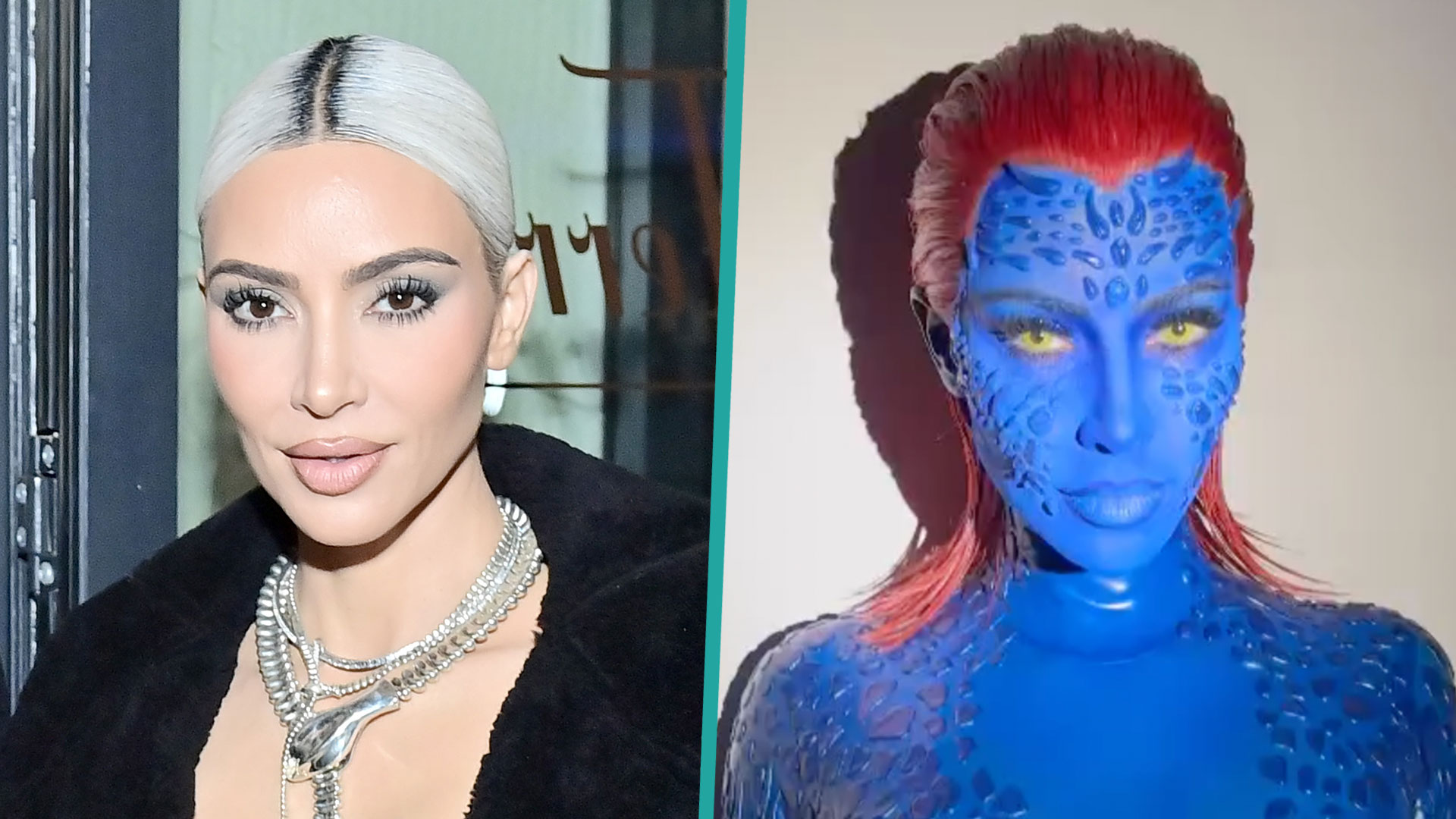 Watch Access Hollywood Highlight: Kim Kardashian Paints Her Skin Blue ...