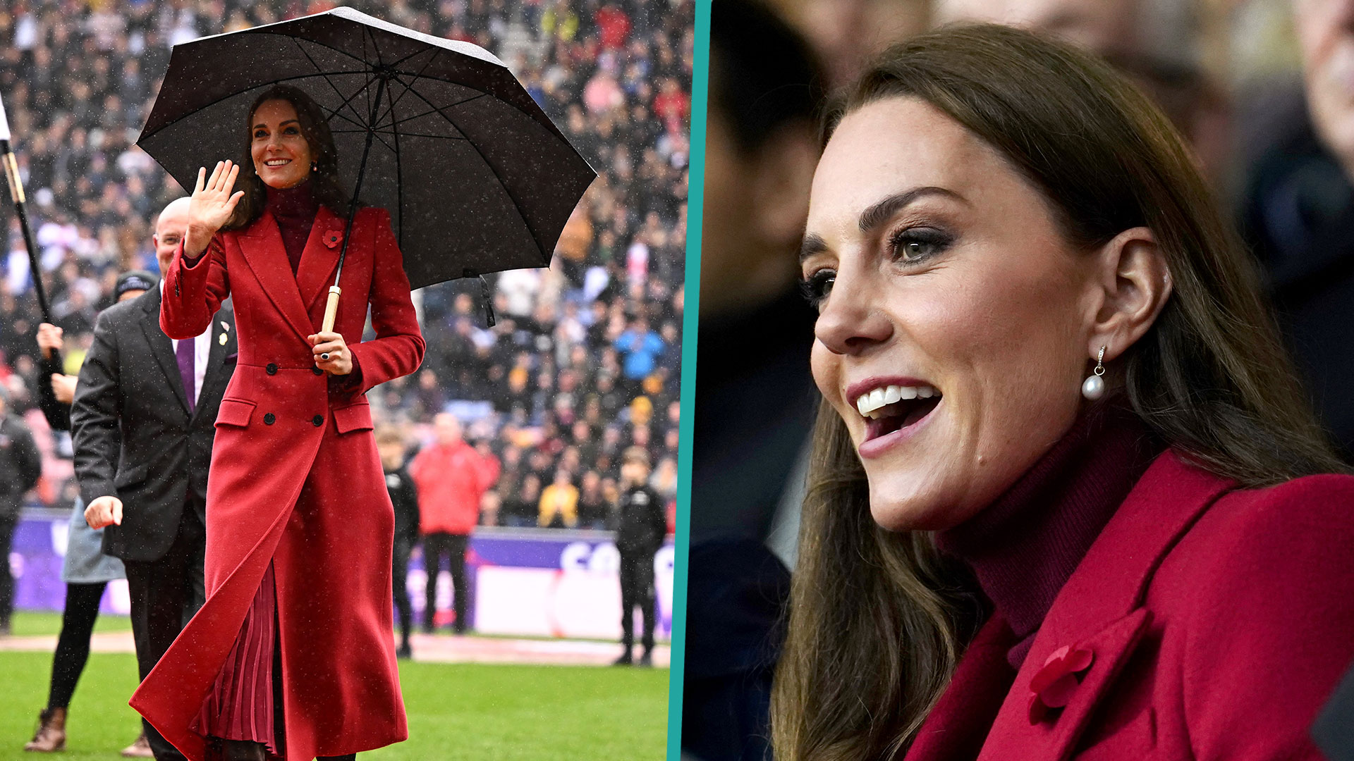 Watch Access Hollywood Highlight: Kate Middleton Braves The Rain To