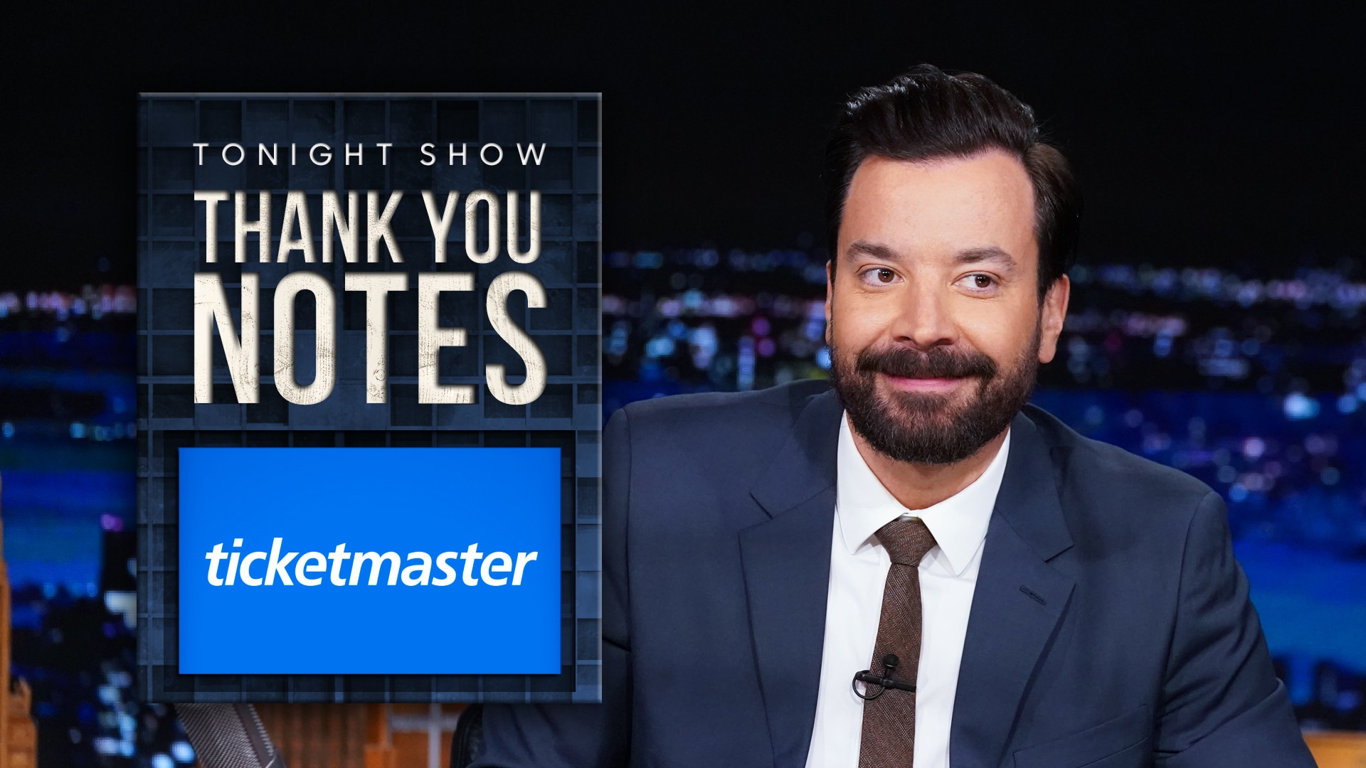 Watch The Tonight Show Starring Jimmy Fallon Highlight Thank You Notes Ticketmaster 3002