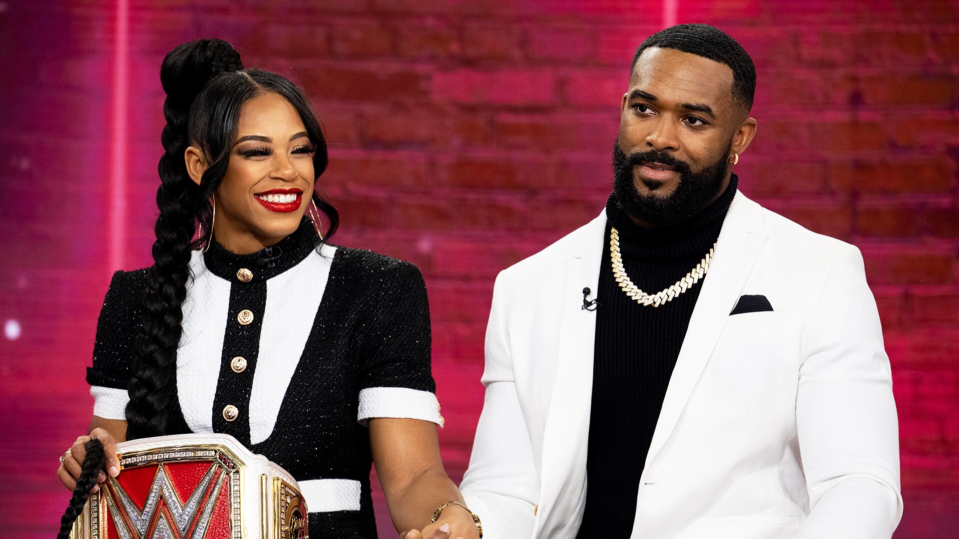 Watch TODAY Excerpt: WWE's Bianca Belair and Montez Ford announce new