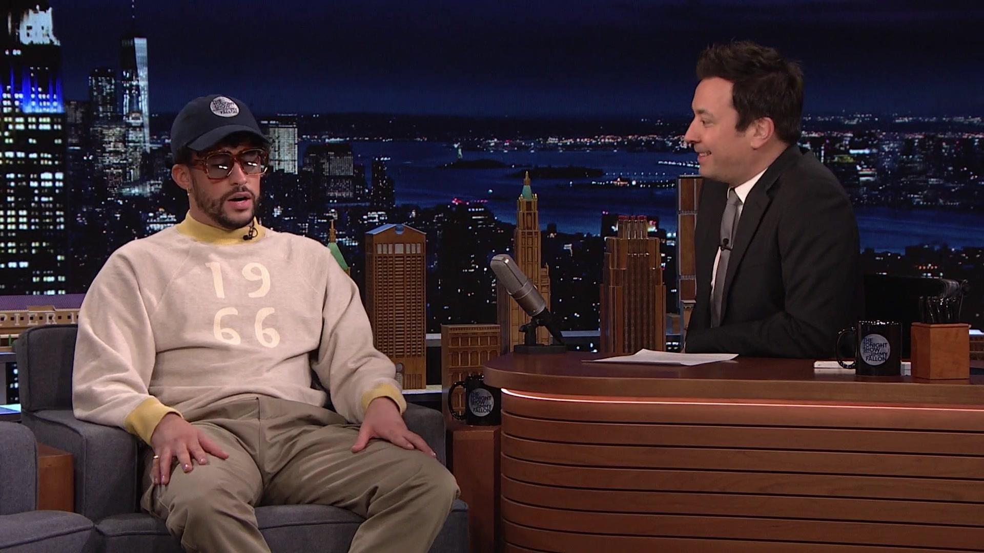 Watch The Tonight Show Starring Jimmy Fallon Highlight Bad Bunny Had Fun Making His Acting
