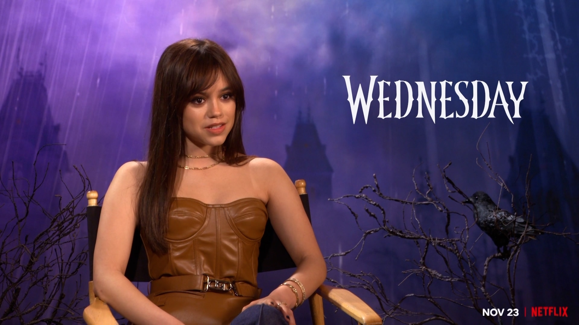 Watch Access Hollywood Highlight Jenna Ortega Reveals She Didnt Recognize Herself As Wednesday 5915