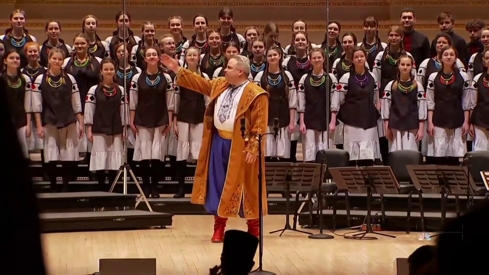 Watch NBC Nightly News with Lester Holt Excerpt The Ukrainian choir