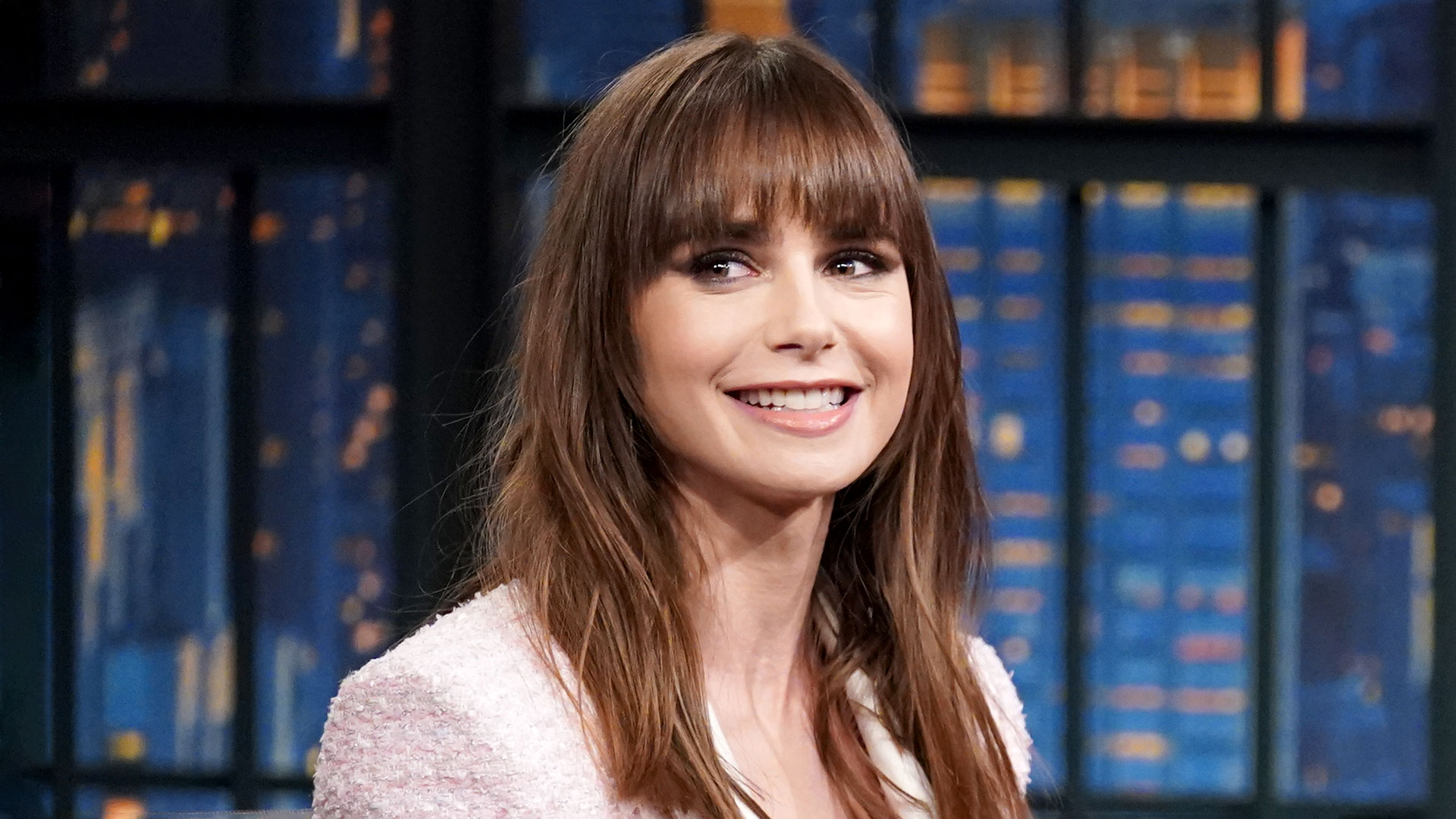 Watch Late Night With Seth Meyers Highlight Lily Collins On Chipping Her Tooth And Working With