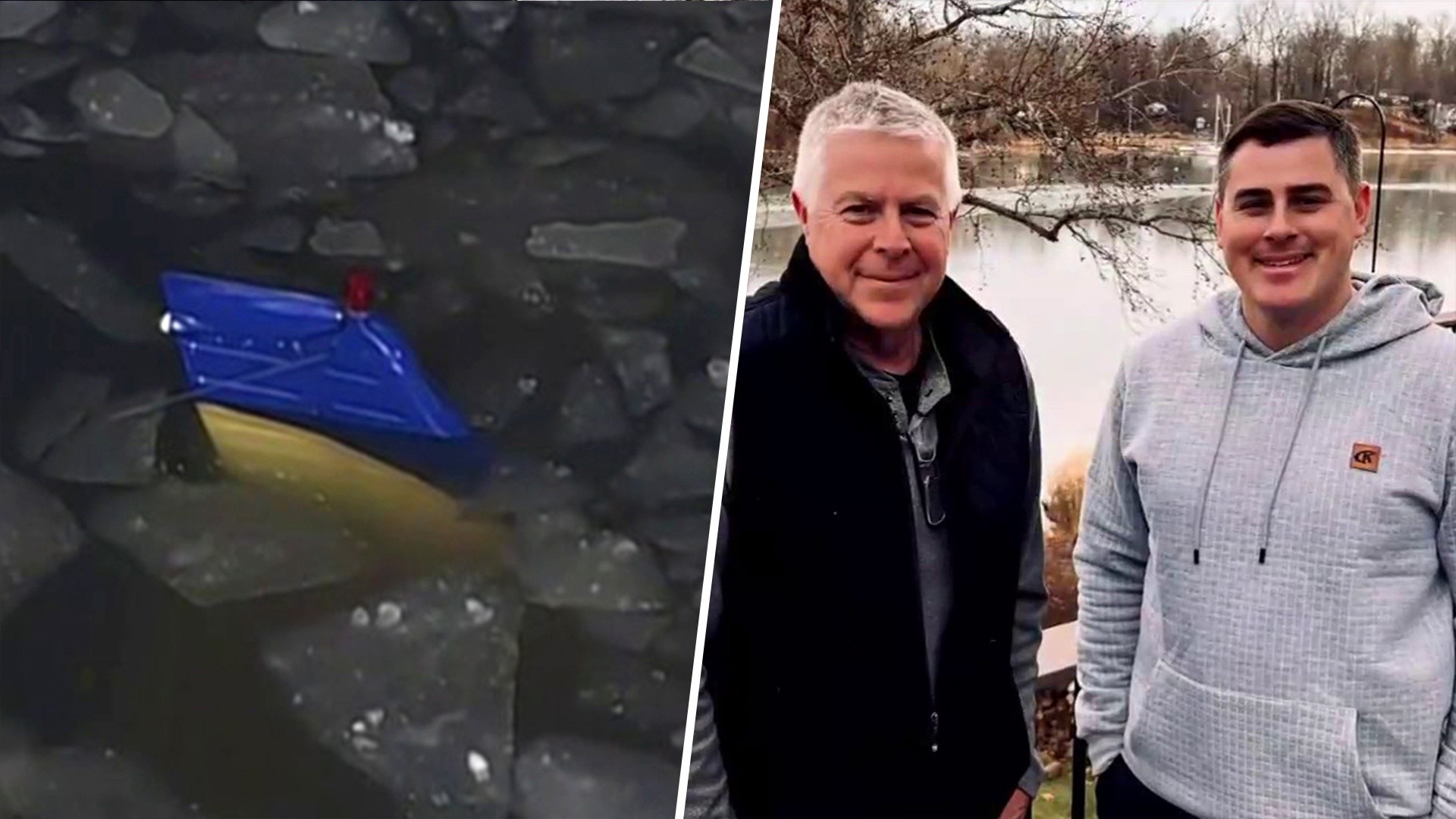 Watch TODAY Excerpt Father and son use kayaks to help rescue pilot