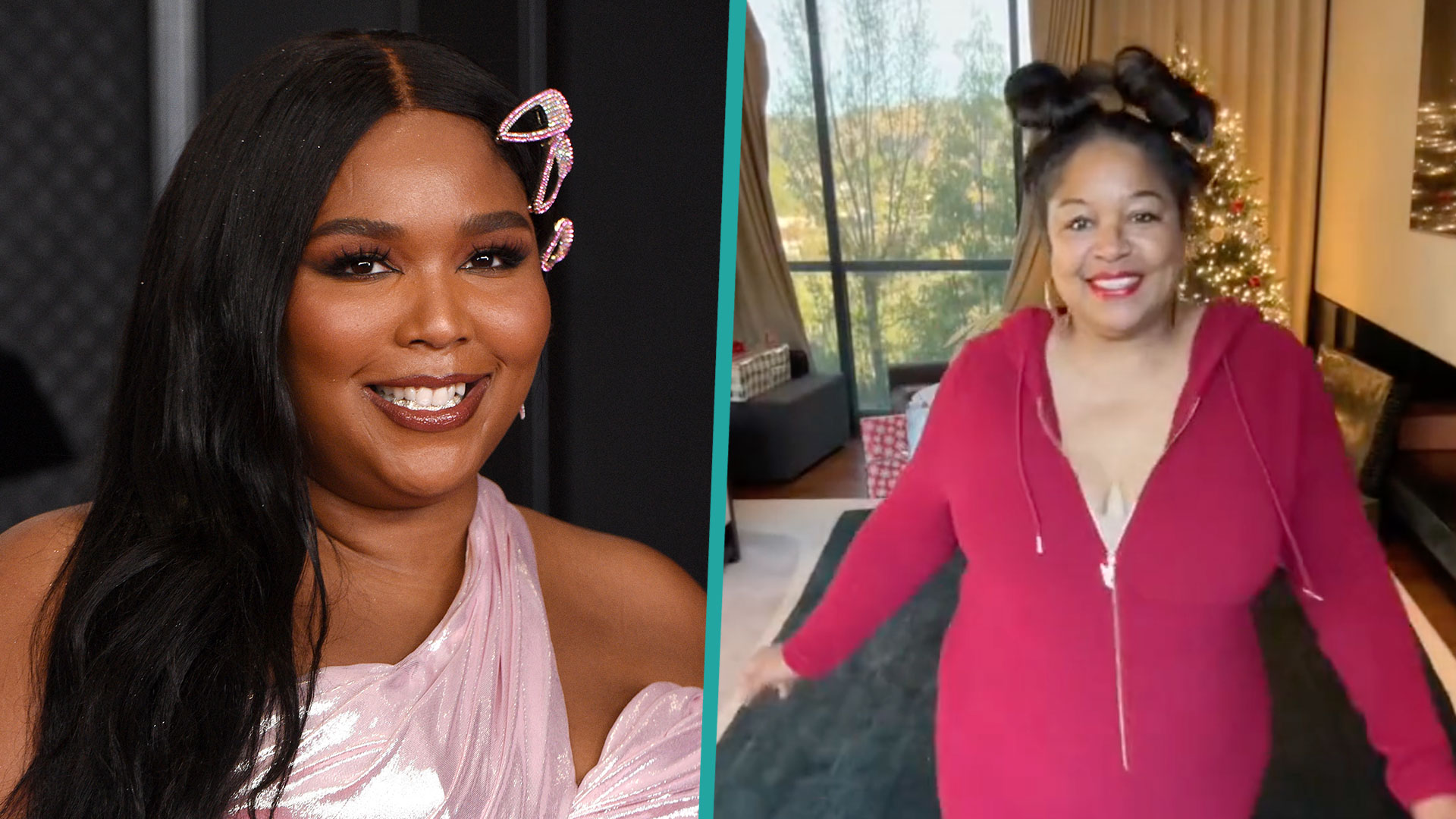 Watch Access Hollywood Highlight Lizzo Aces Turning My Mom Into Me Tiktok Trend Gives Her 7893