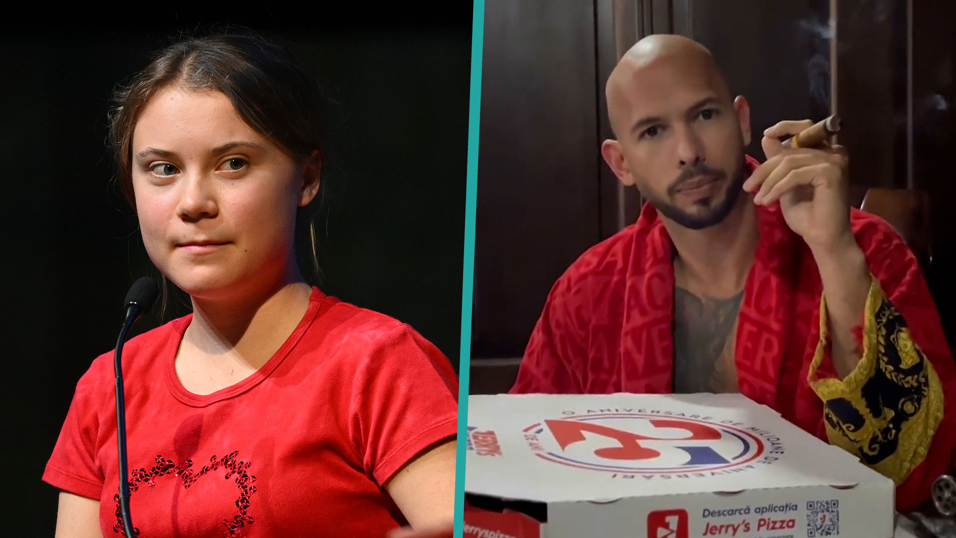 Watch Access Hollywood Highlight Greta Thunberg Claps Back At Andrew Tate After He Boasts About