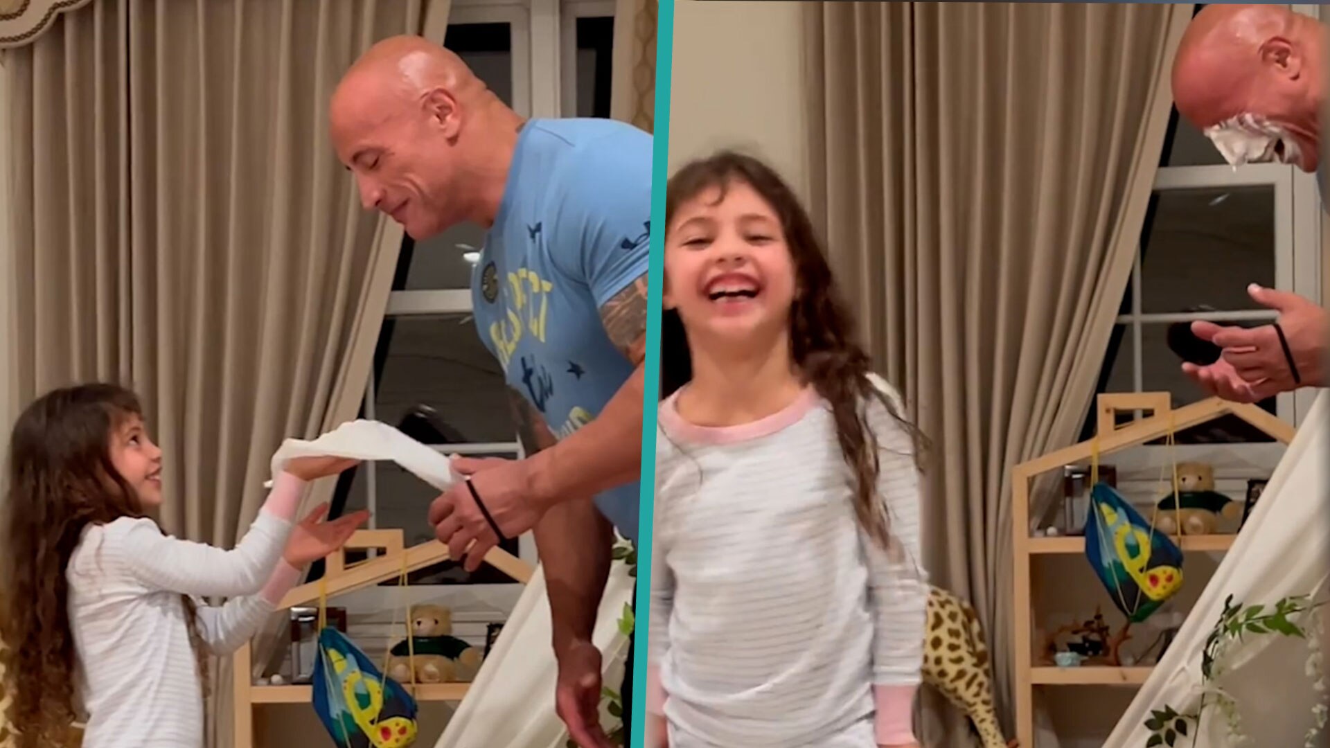 Watch Access Hollywood Highlight Dwayne 'The Rock' Johnson's Daughters