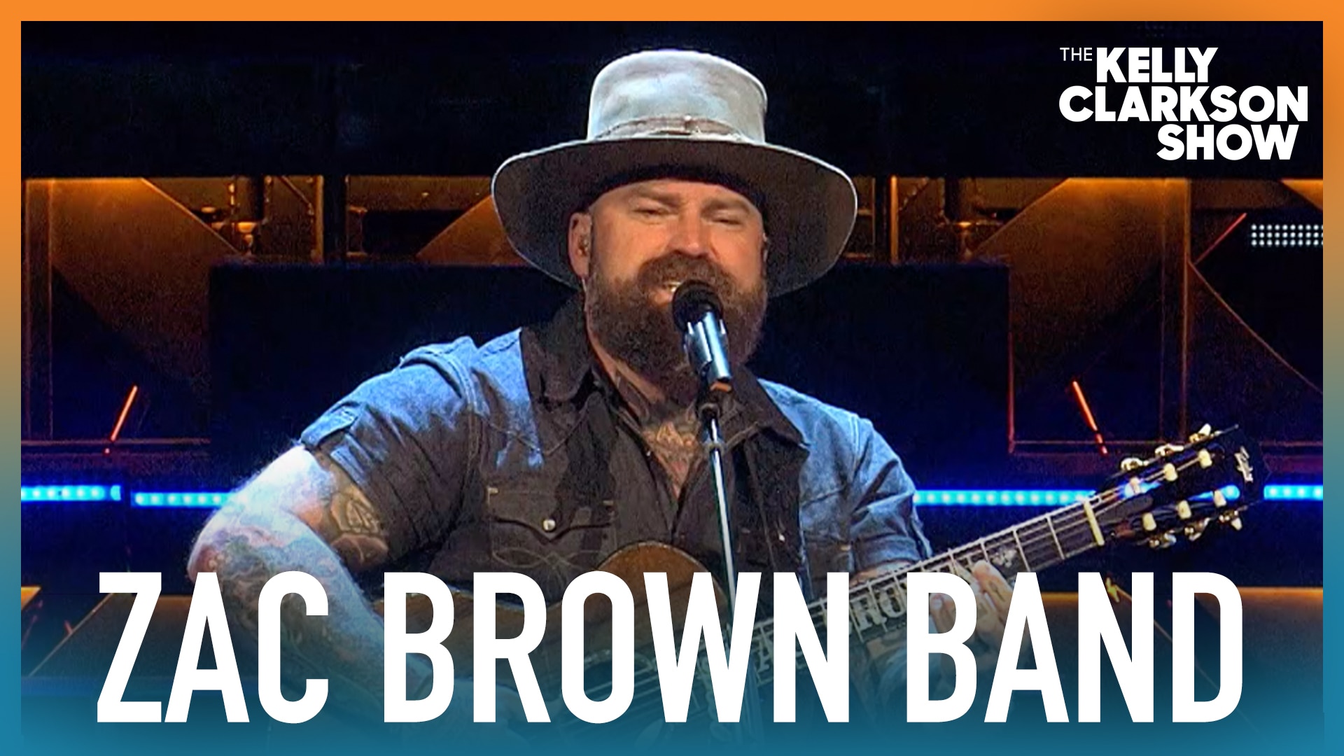 Watch The Kelly Clarkson Show Official Website Highlight Zac Brown