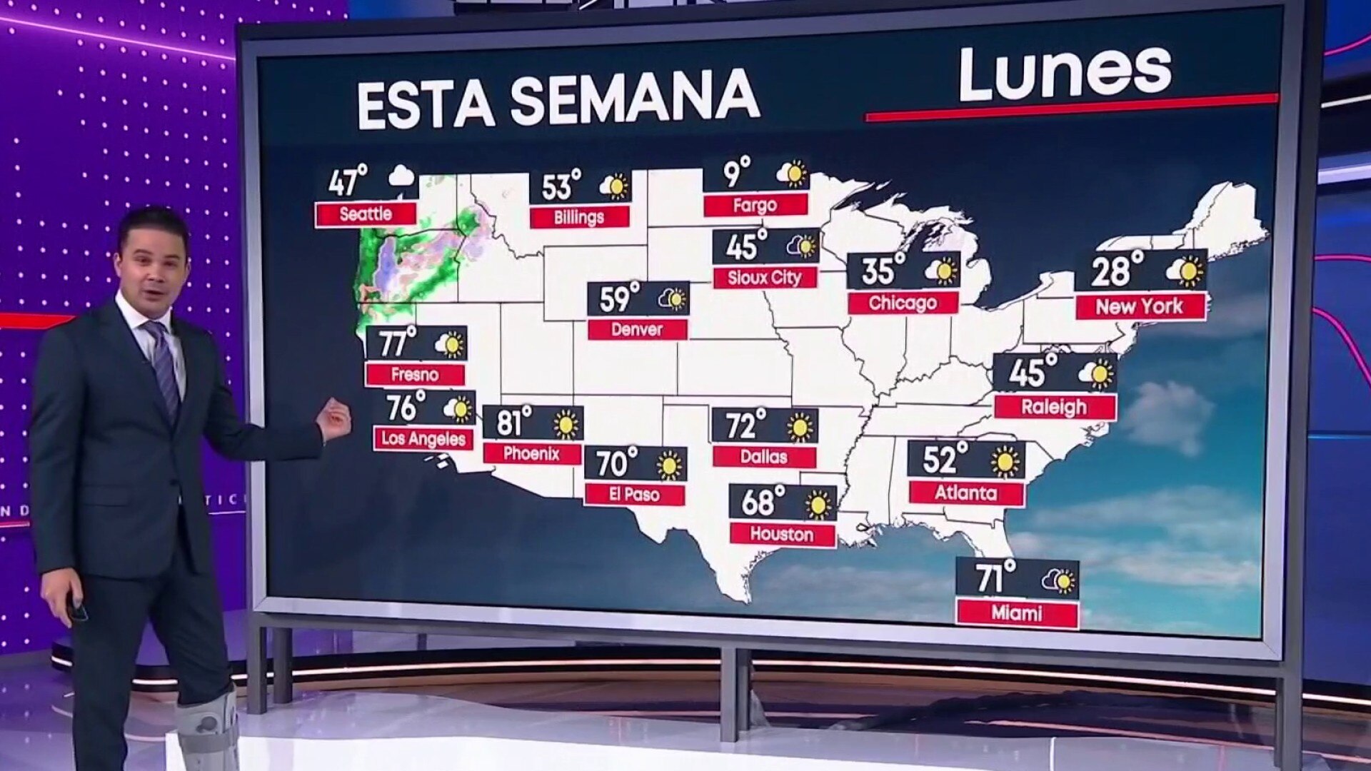 Watch Noticias Telemundo En La Noche Highlight: Será Una Semana Con ...