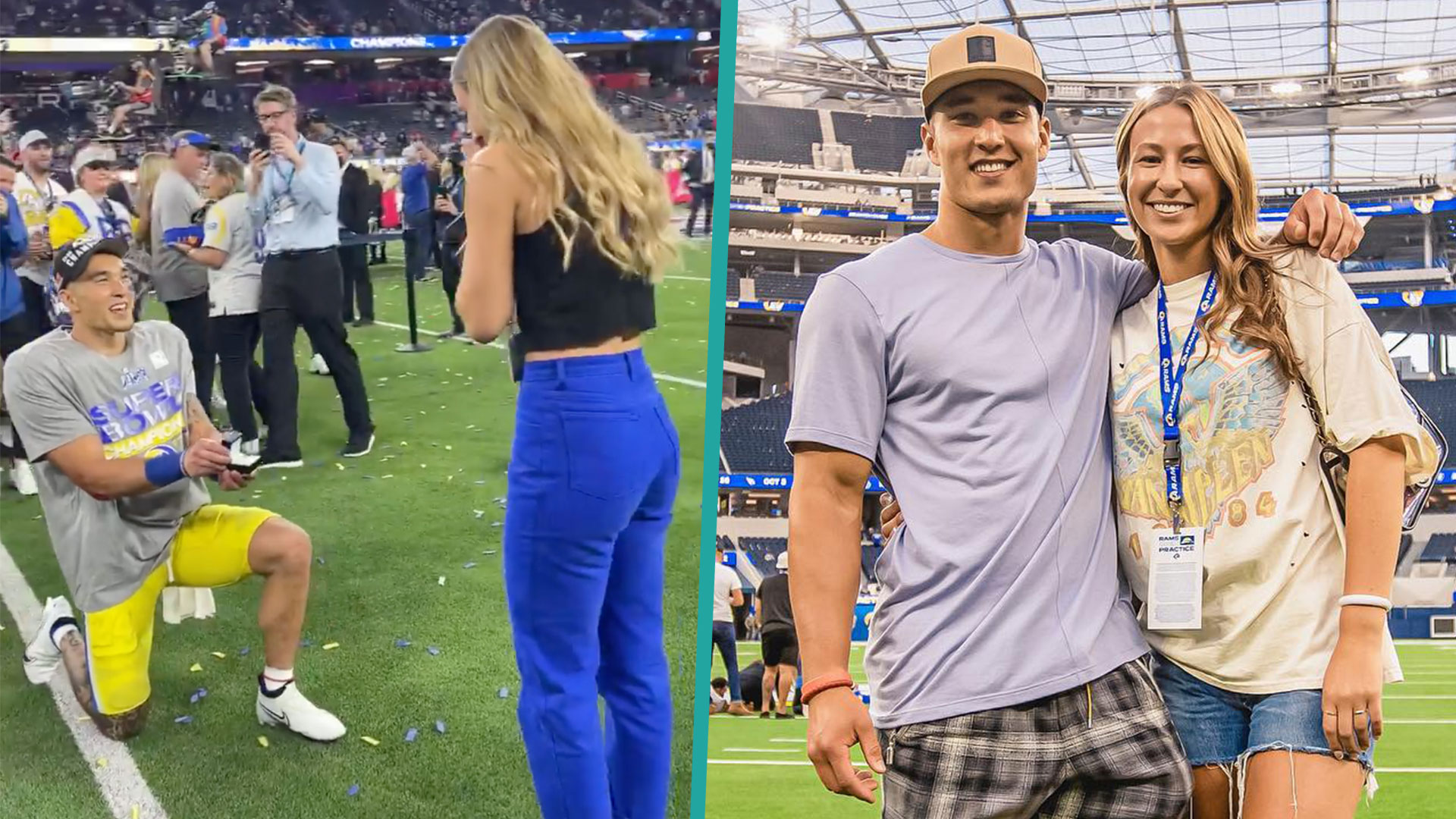 Who is Dani Johnson? Meet Rams' Taylor Rapp's fiancée