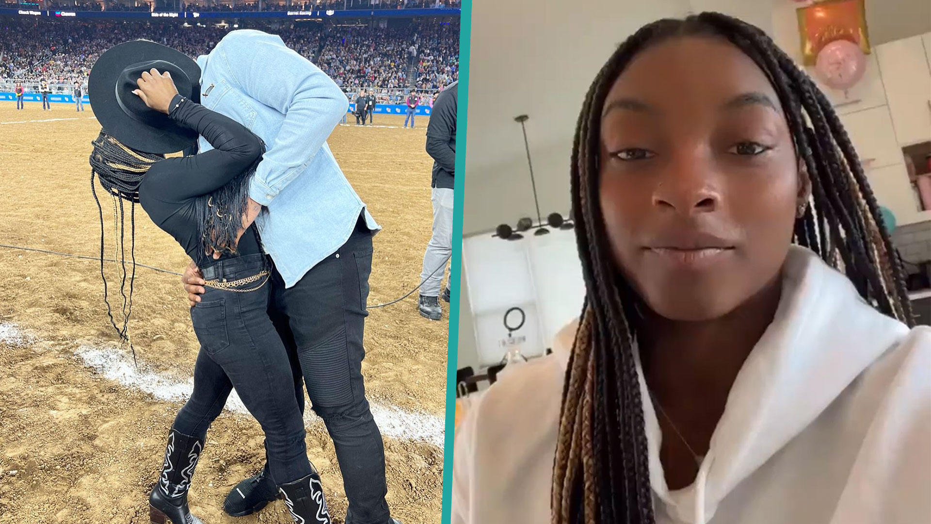 Watch Access Hollywood Highlight: Simone Biles Packs On PDA With