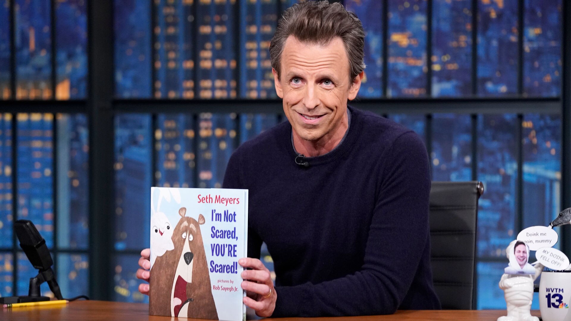 Watch Late Night With Seth Meyers Highlight Seth Is Very Proud Of His Bestselling New Book 6603