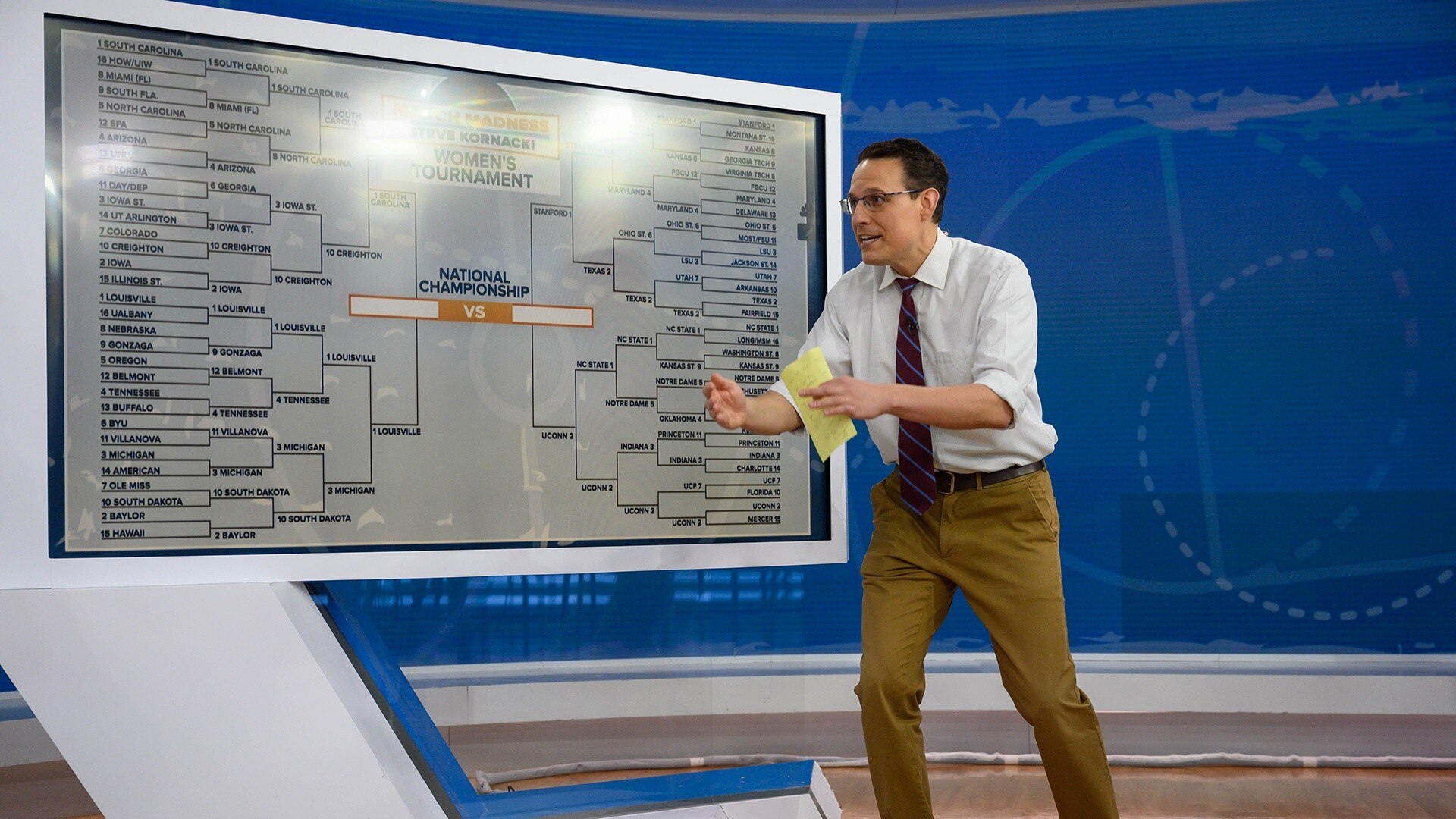 Watch TODAY Excerpt March Madness Steve Kornacki shares his final