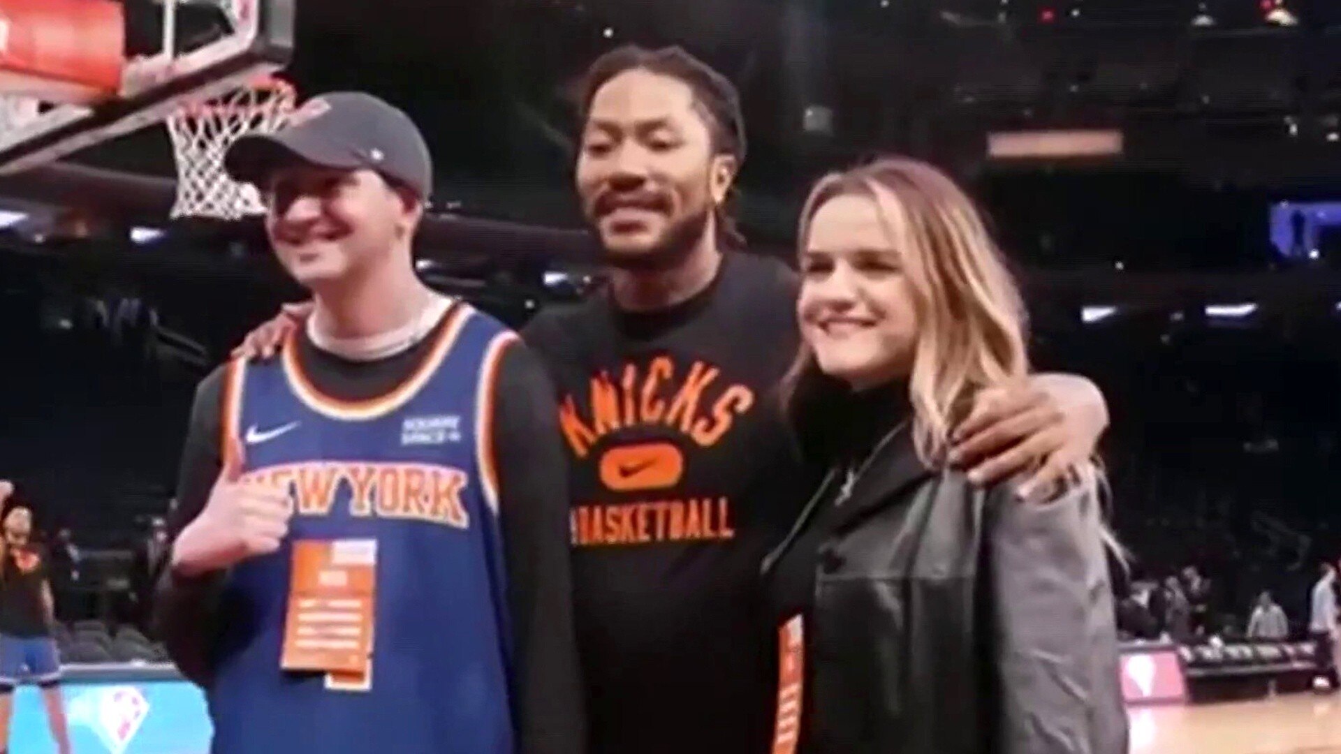 Watch TODAY Excerpt: TikTok’s Brittany and Ryan treated to Knicks game ...