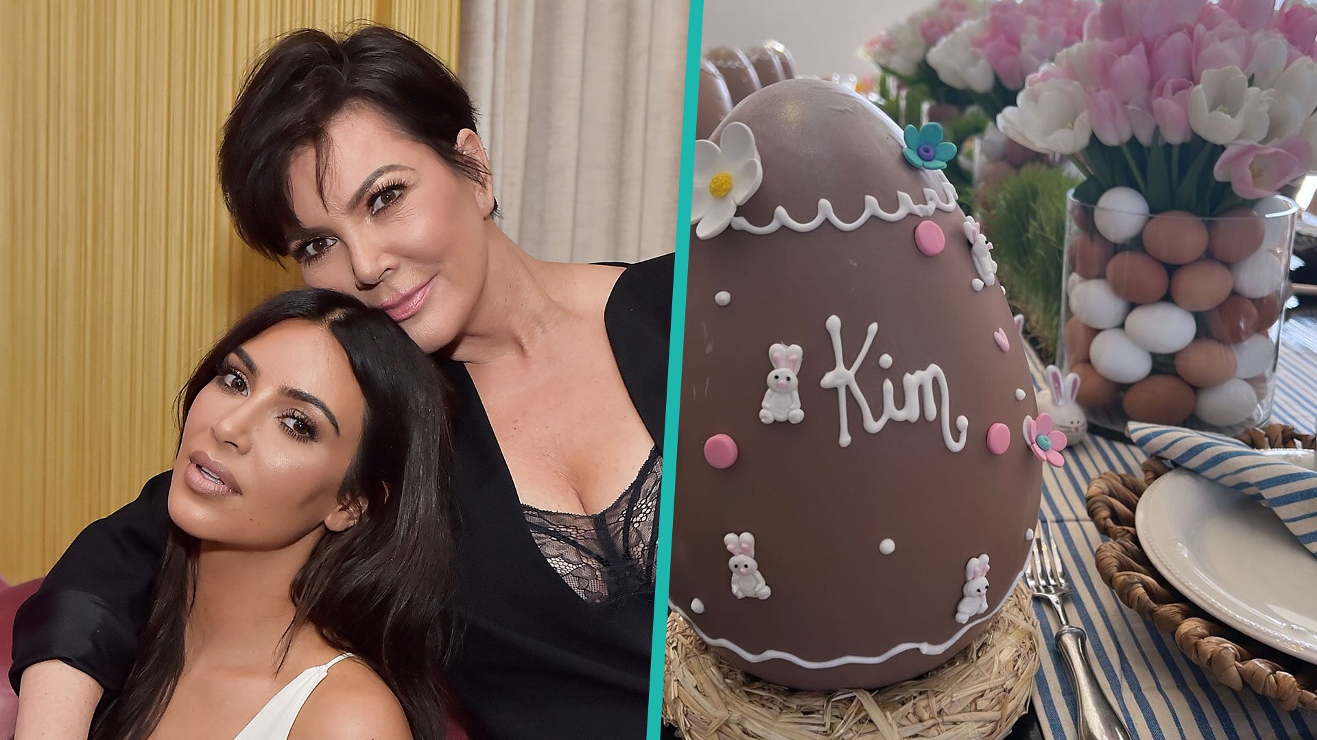 Watch Access Hollywood Highlight Kris Jenners Easter Decorations Blow Kim Kardashians Mind