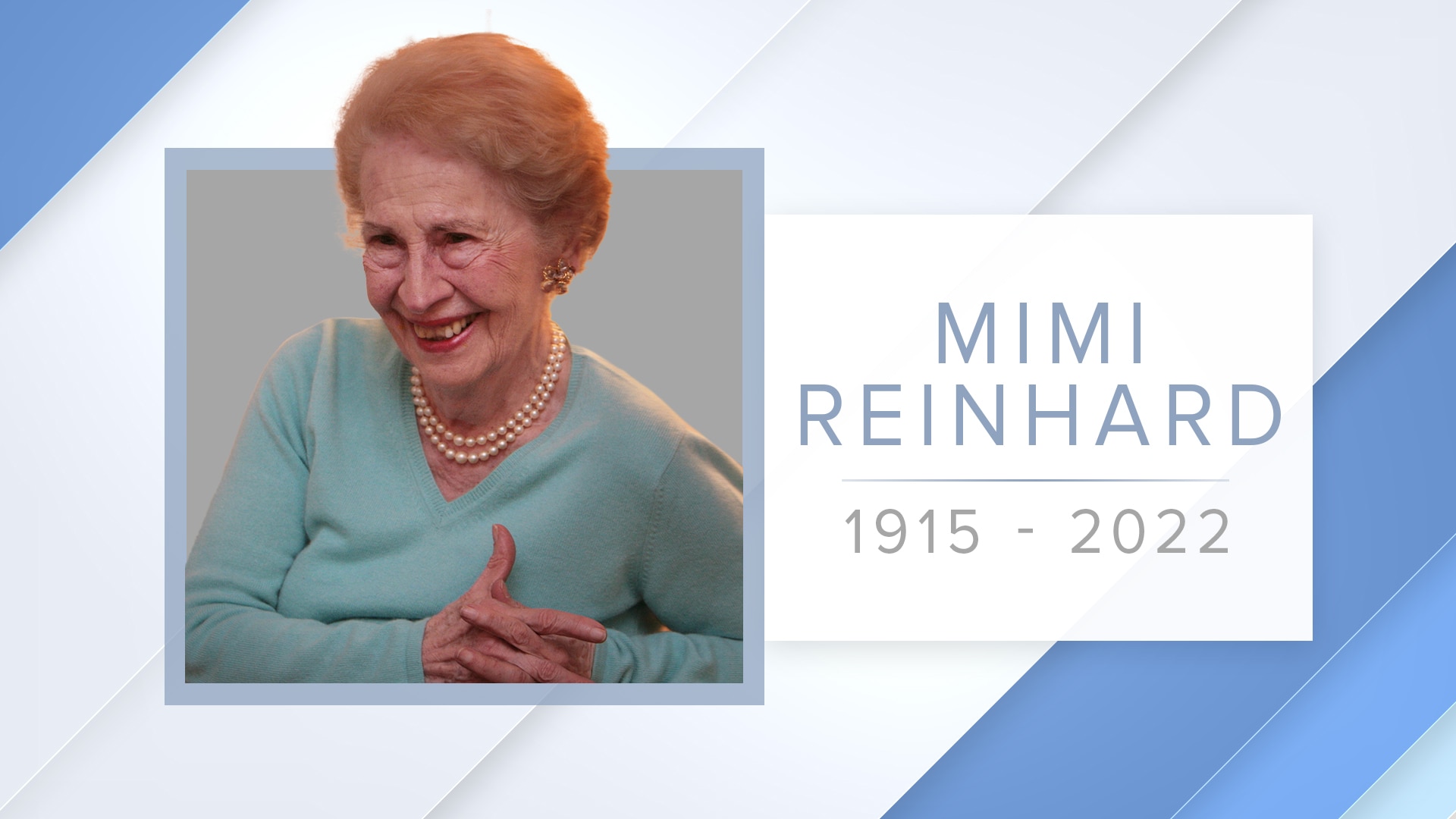 Watch TODAY Excerpt Mimi Reinhard, secretary who recorded Schindler’s