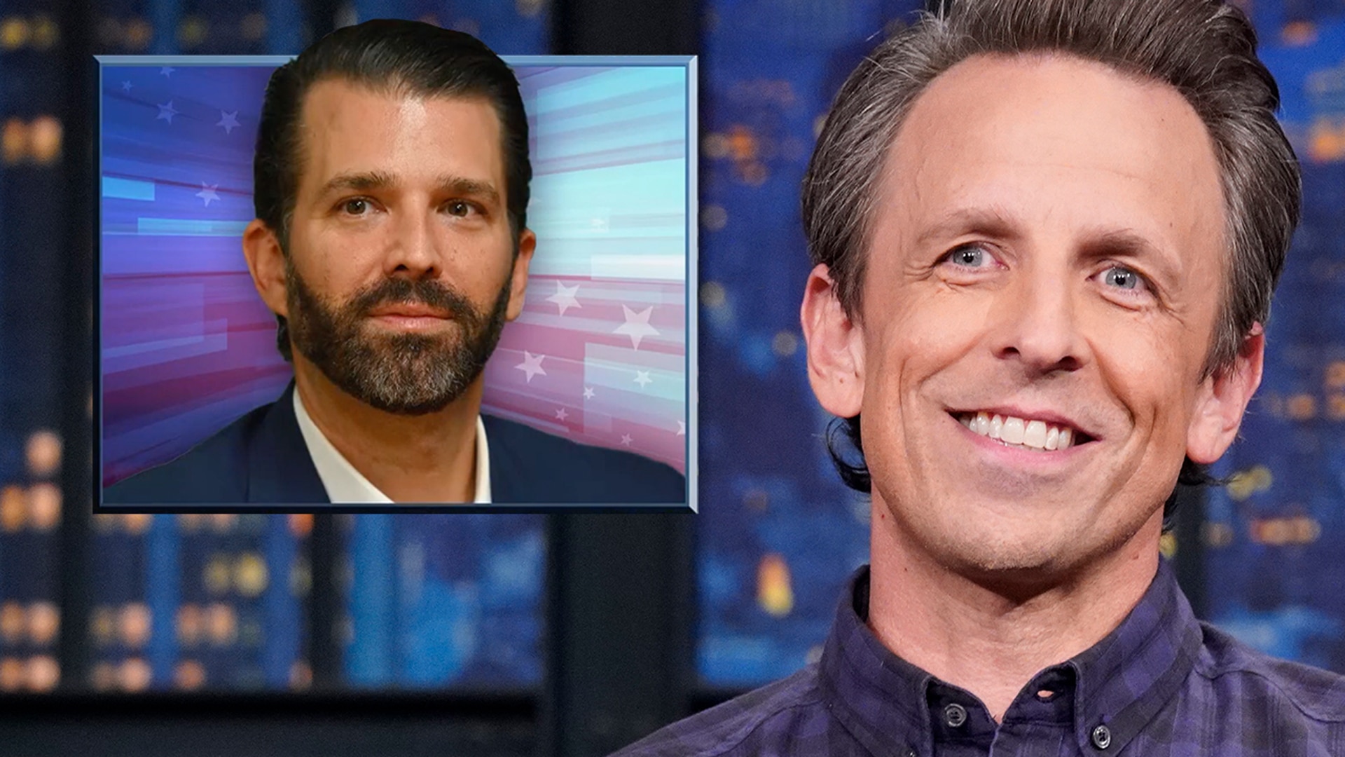Watch Late Night With Seth Meyers Highlight Don Jrs Coup Texts Revealed Tucker Carlson 0235
