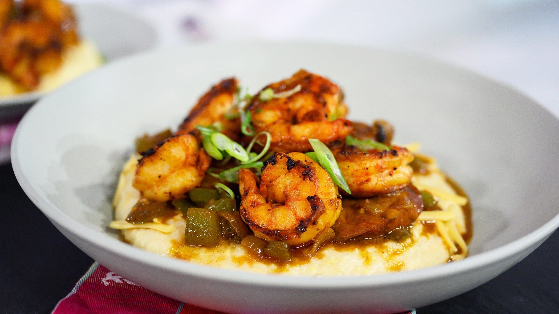 Watch Today Excerpt Add Barbecue Shrimp Smoked Gouda Grits To Your Weekly Menu 9031