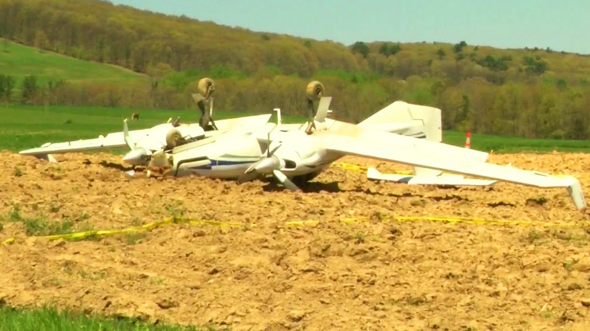 Watch TODAY Excerpt Small plane flips during emergency landing