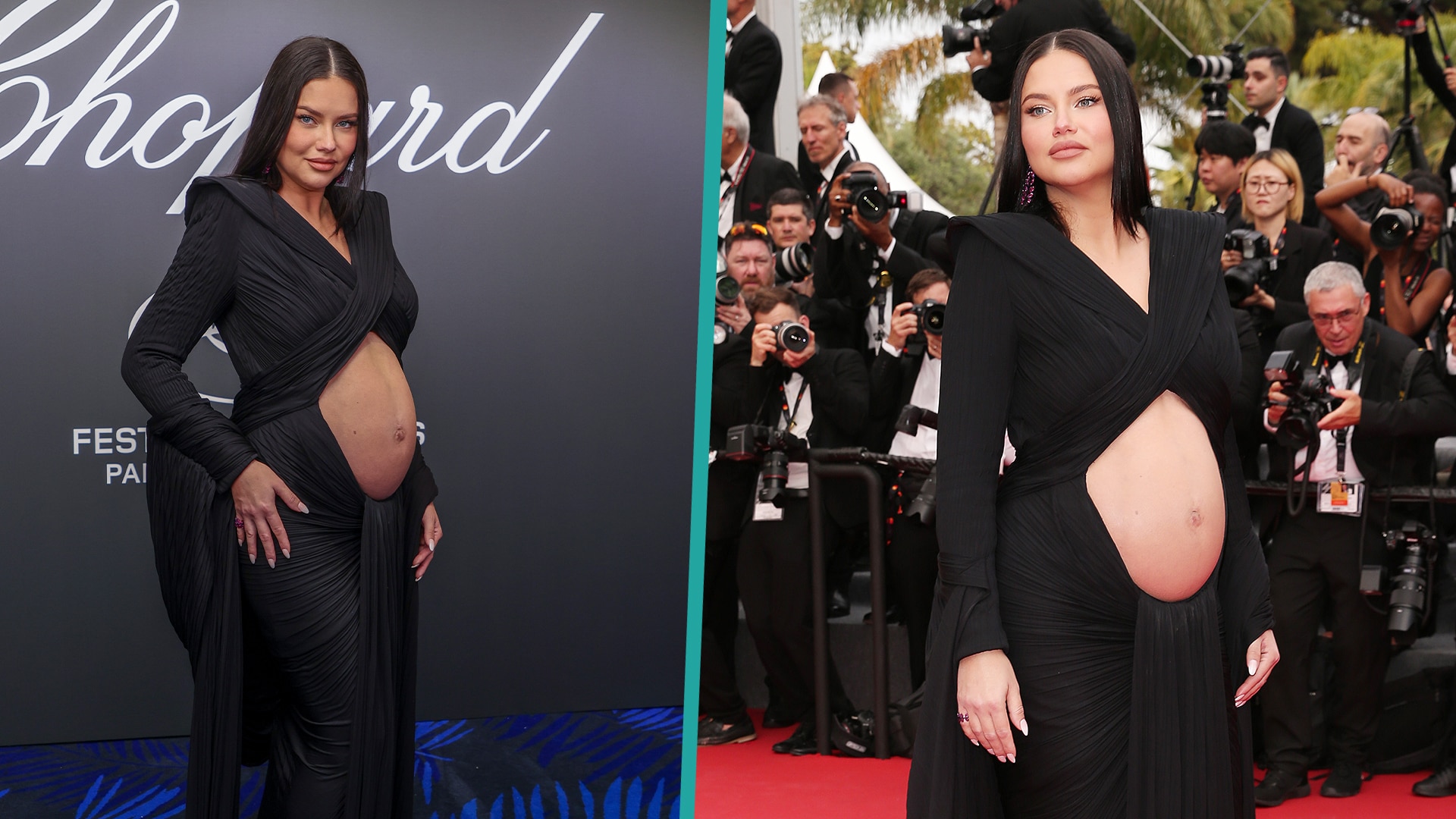 Watch Access Hollywood Highlight: Pregnant Adriana Lima Shows Off Her Bare  Baby Bump At 2022 Cannes Film Festival With Boyfriend - NBC.com