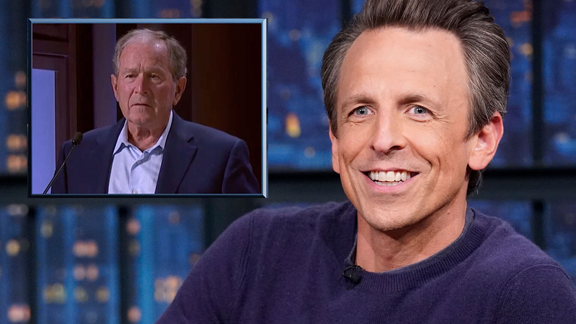 Watch Late Night With Seth Meyers Highlight: George W. Bush's Shocking ...