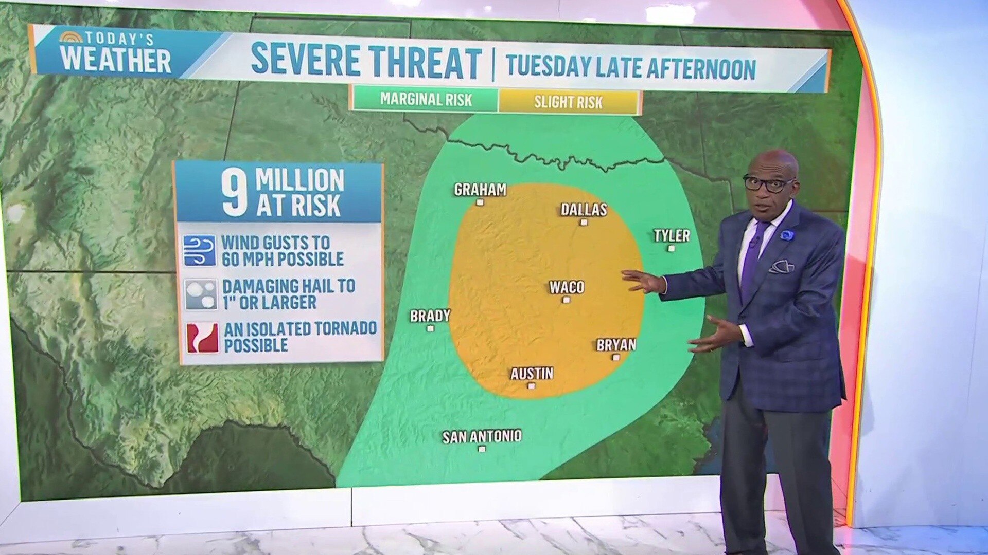 Watch TODAY Excerpt Severe weather threats sweep across the South